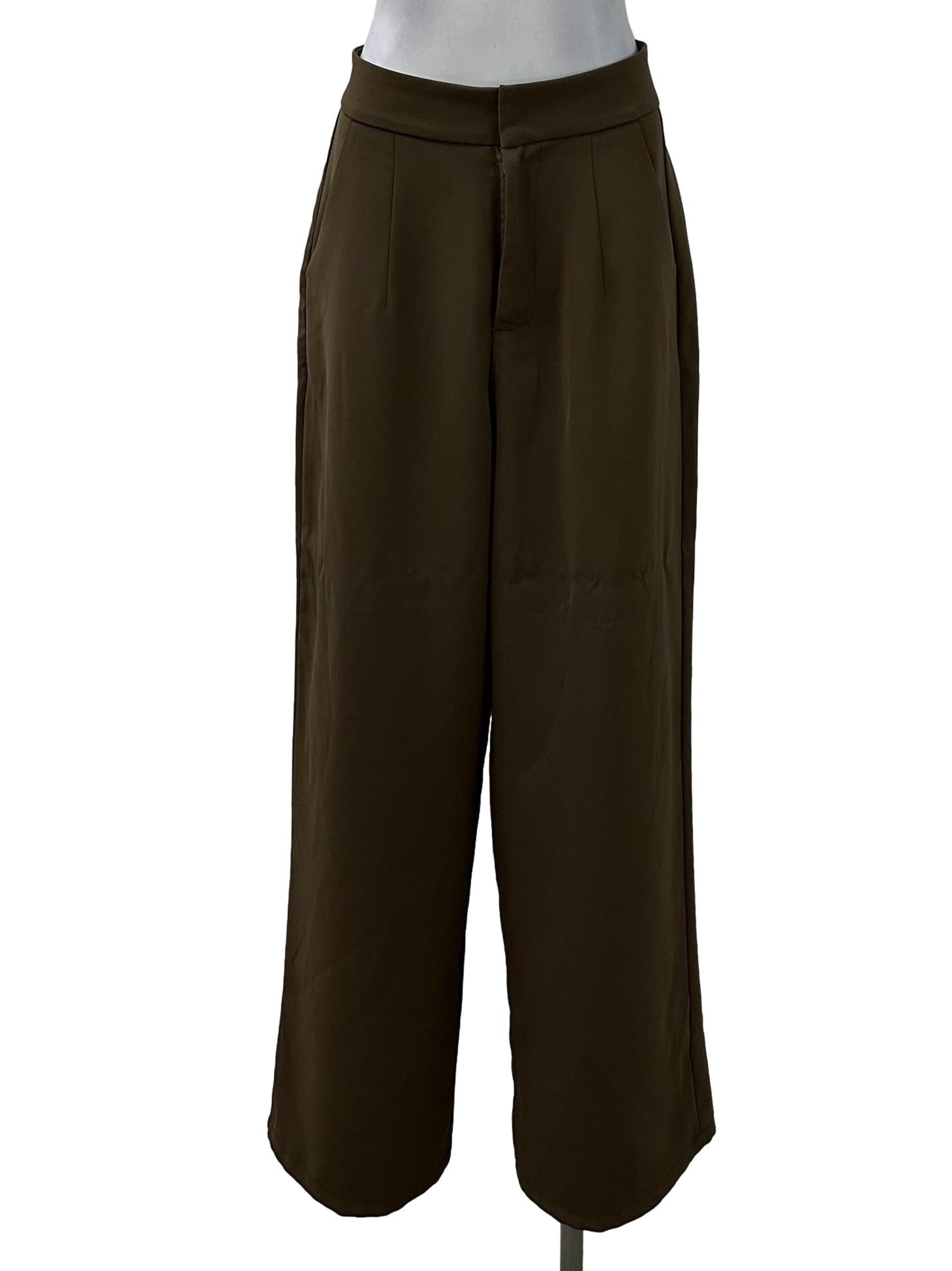 Brown Formal Pants