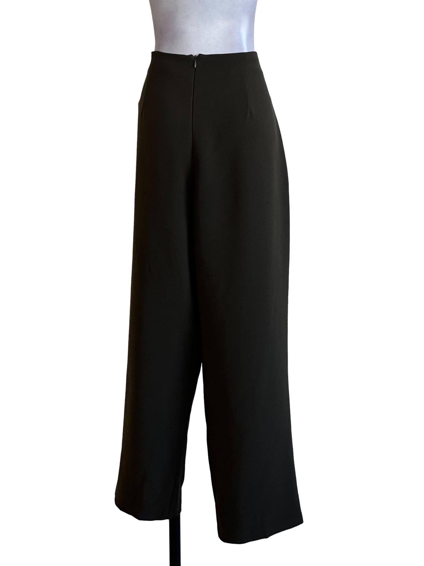 Moss Green Formal Pants