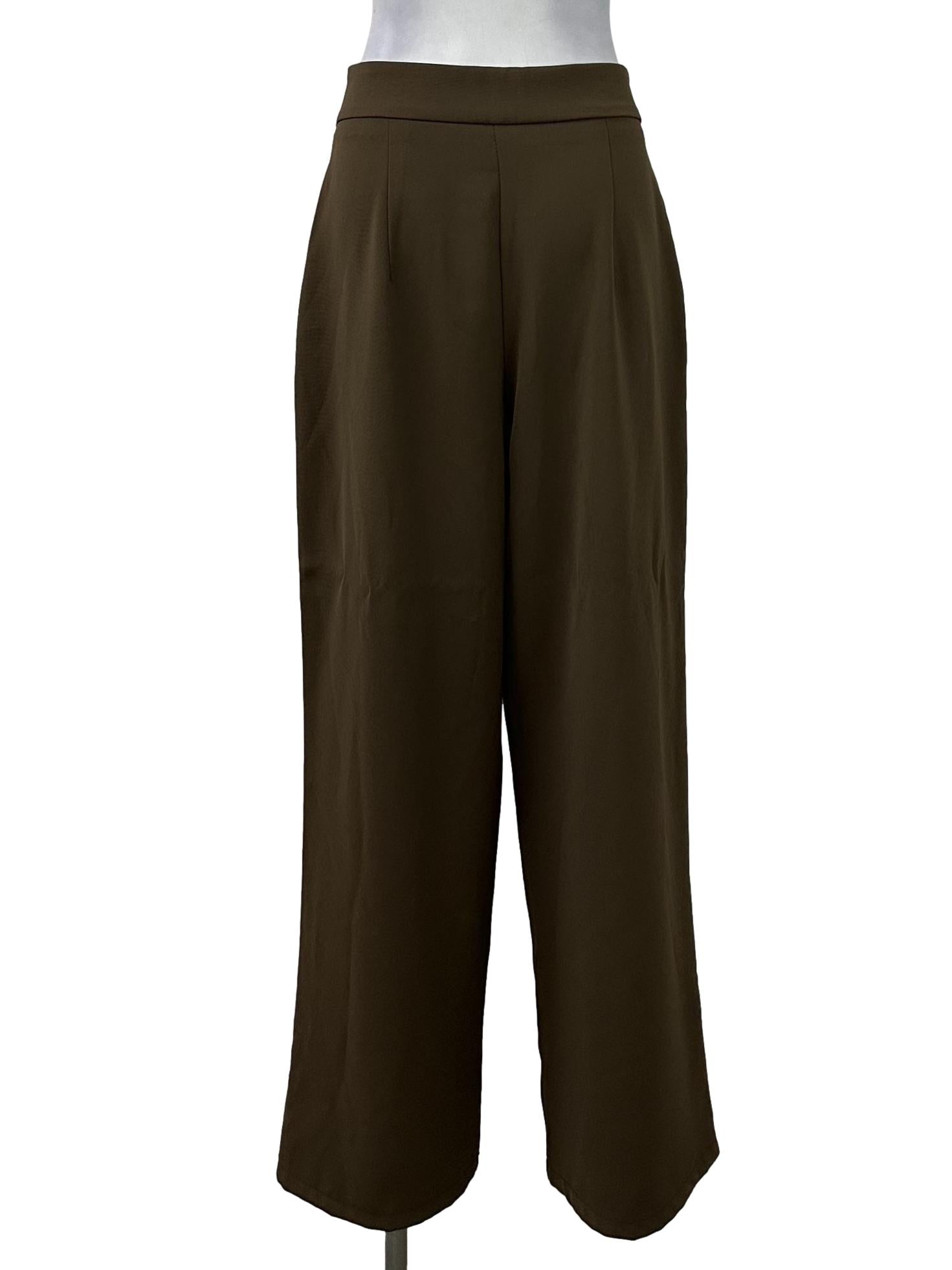 Brown Formal Pants