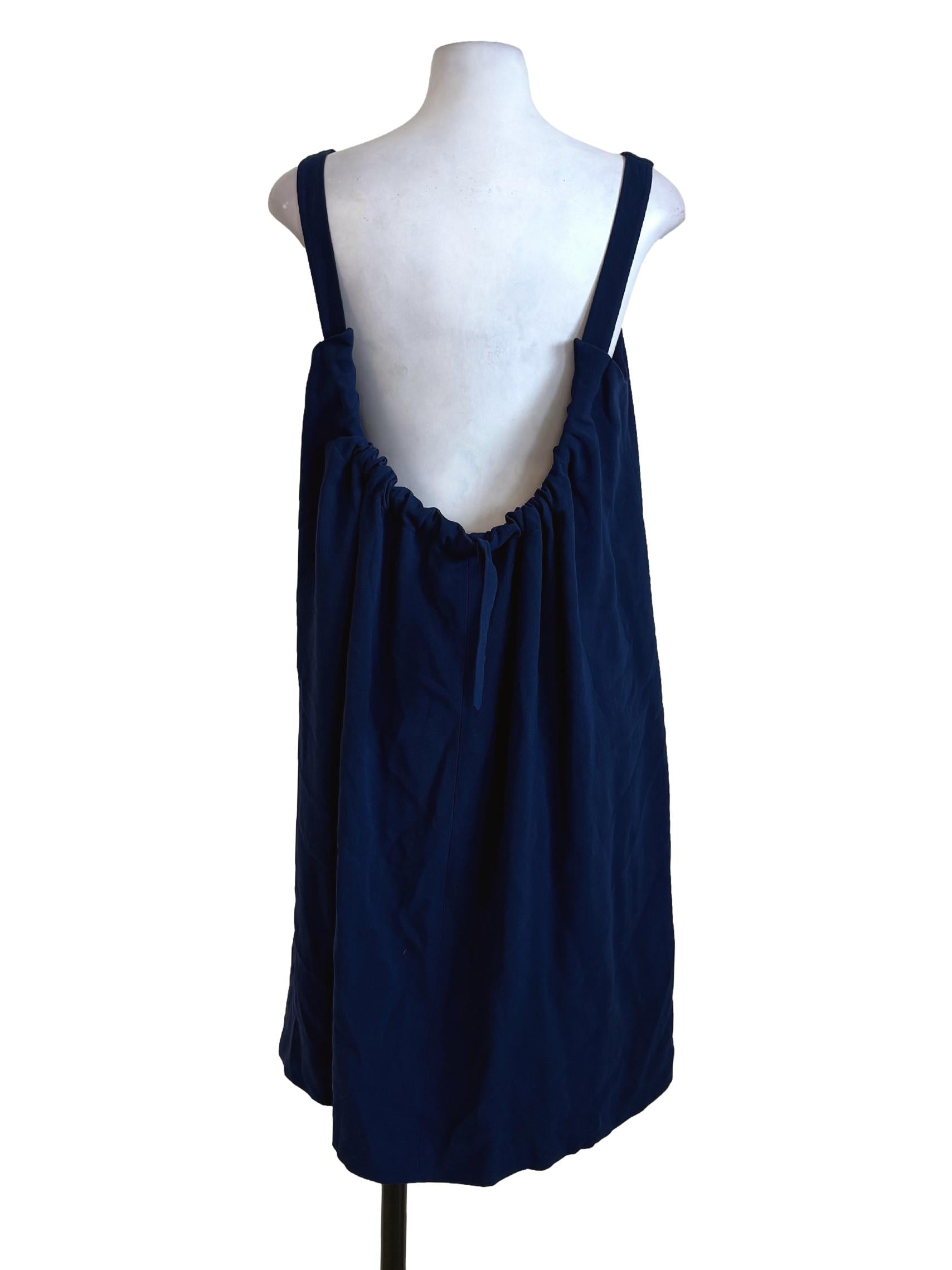 Indigo Blue Shift Dress