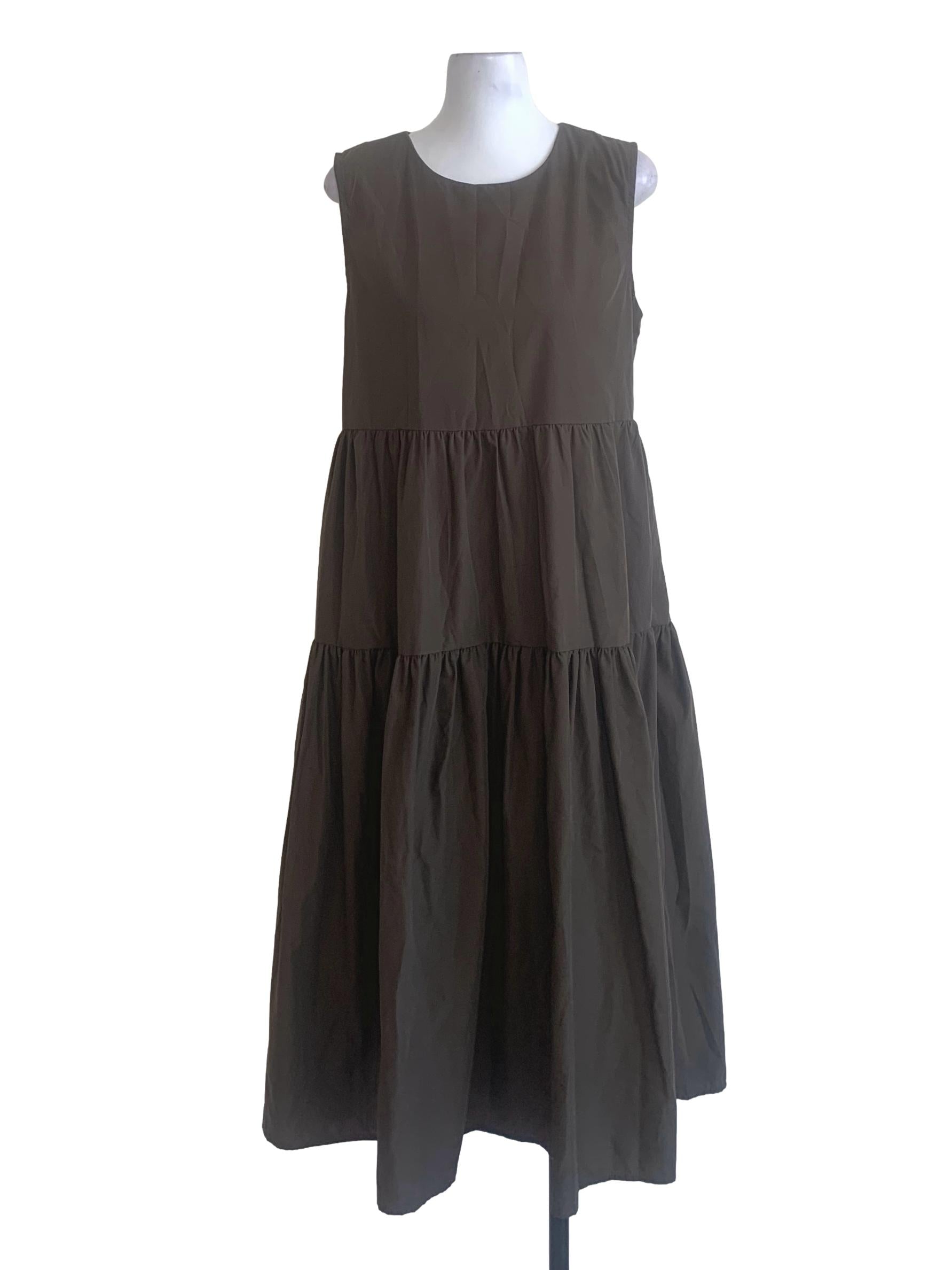 Brunette Brown Tent Dress