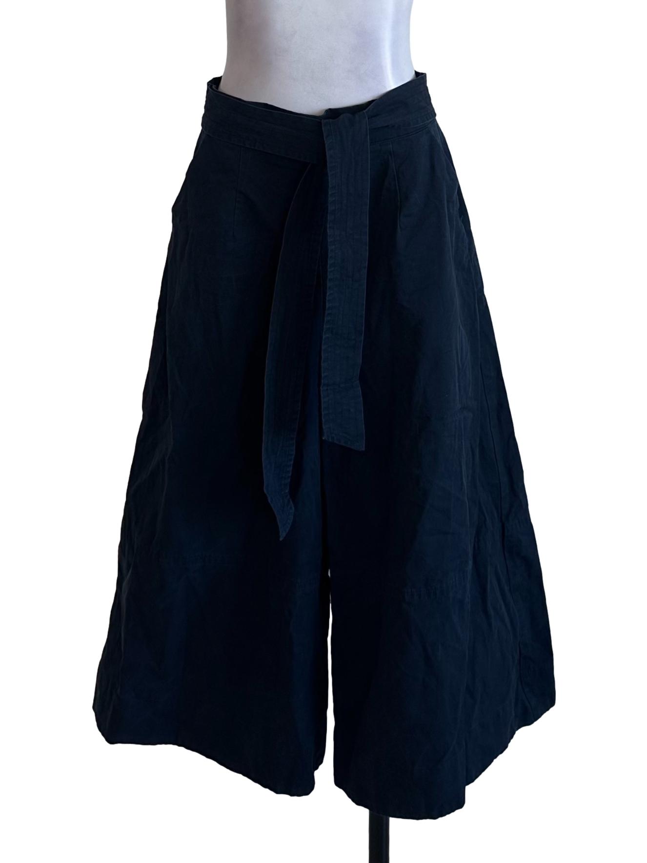 Midnight Blue Strap Wide Leg Pants