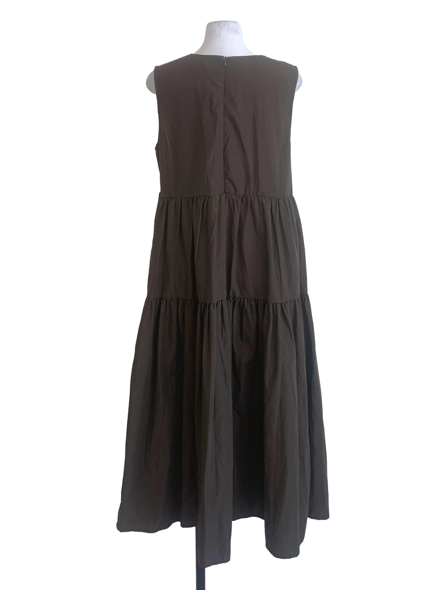 Brunette Brown Tent Dress