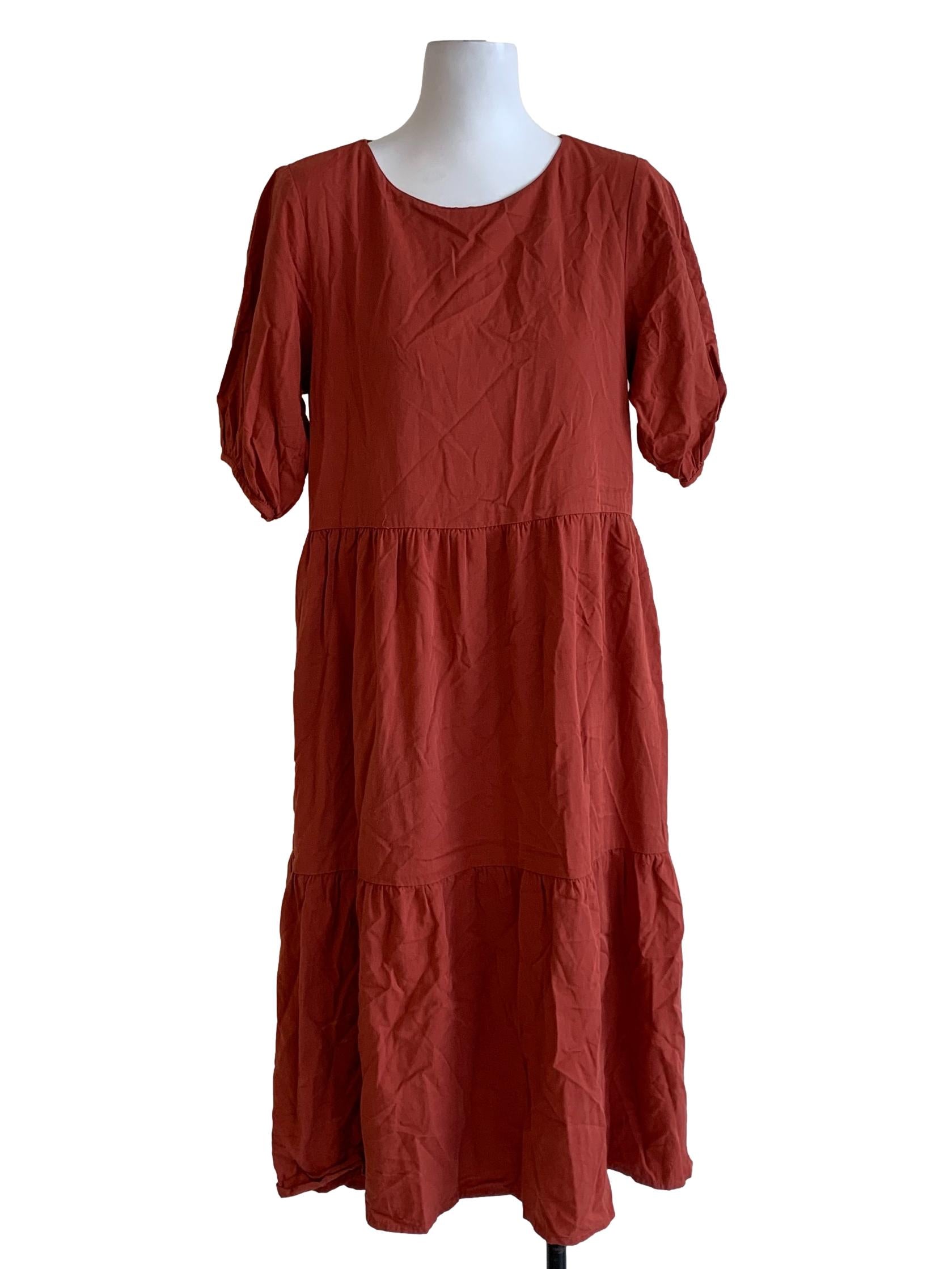 Amber Bateau Neckline Empire Dress