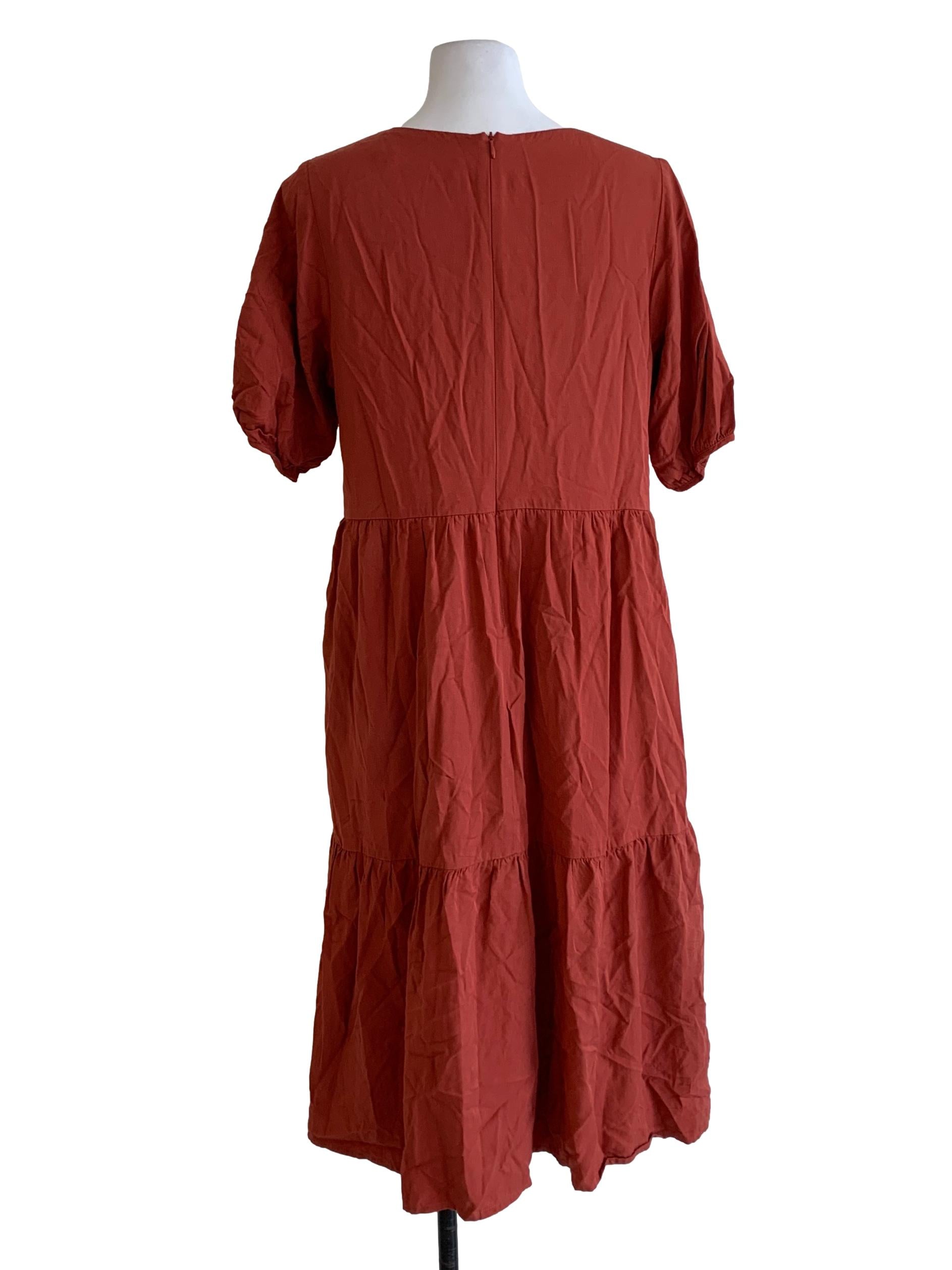 Amber Bateau Neckline Empire Dress