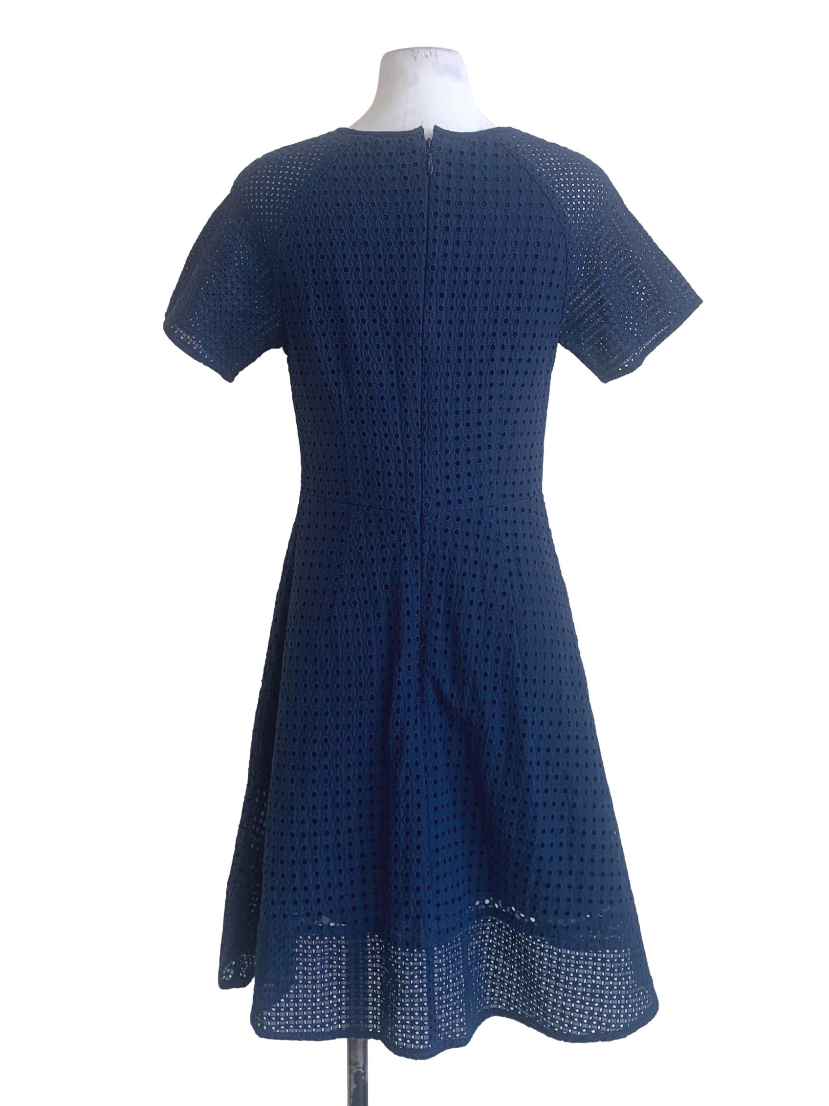 Navy Blue A Line Dress