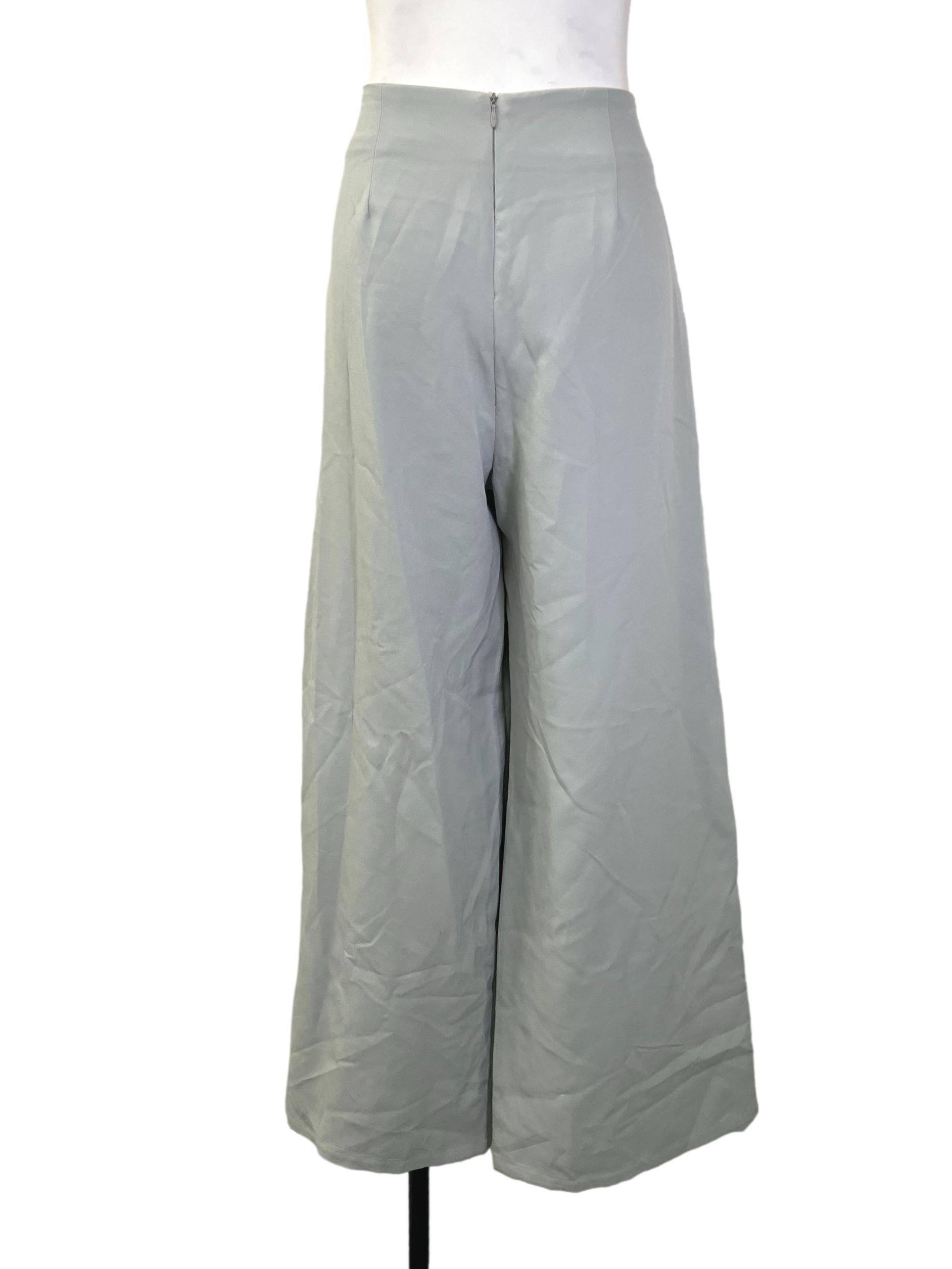 Baby Blue Ring Detail Trousers