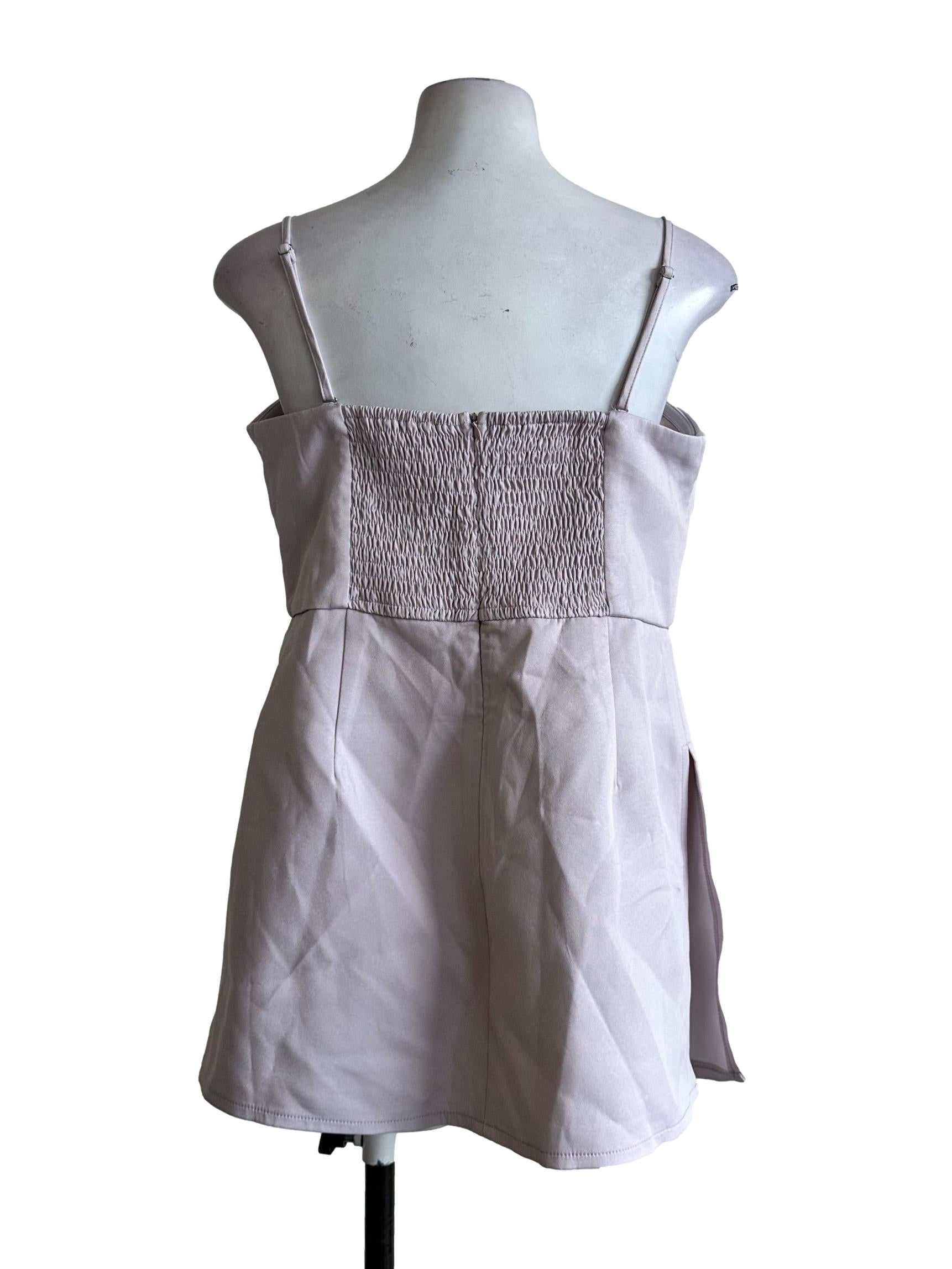 Lavender Purple Padded Sleeveless Top