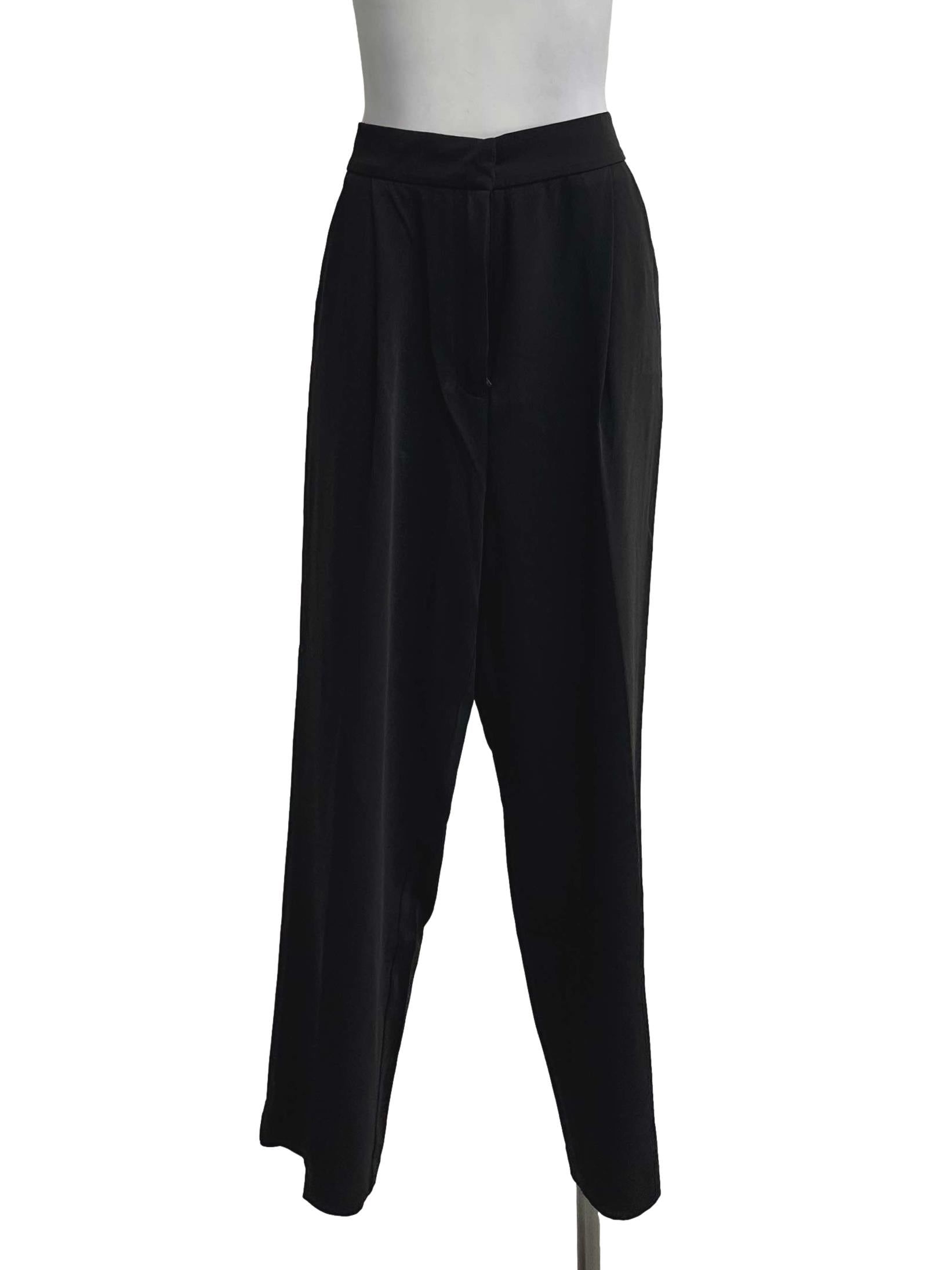 Black Straight Leg Pants OSN