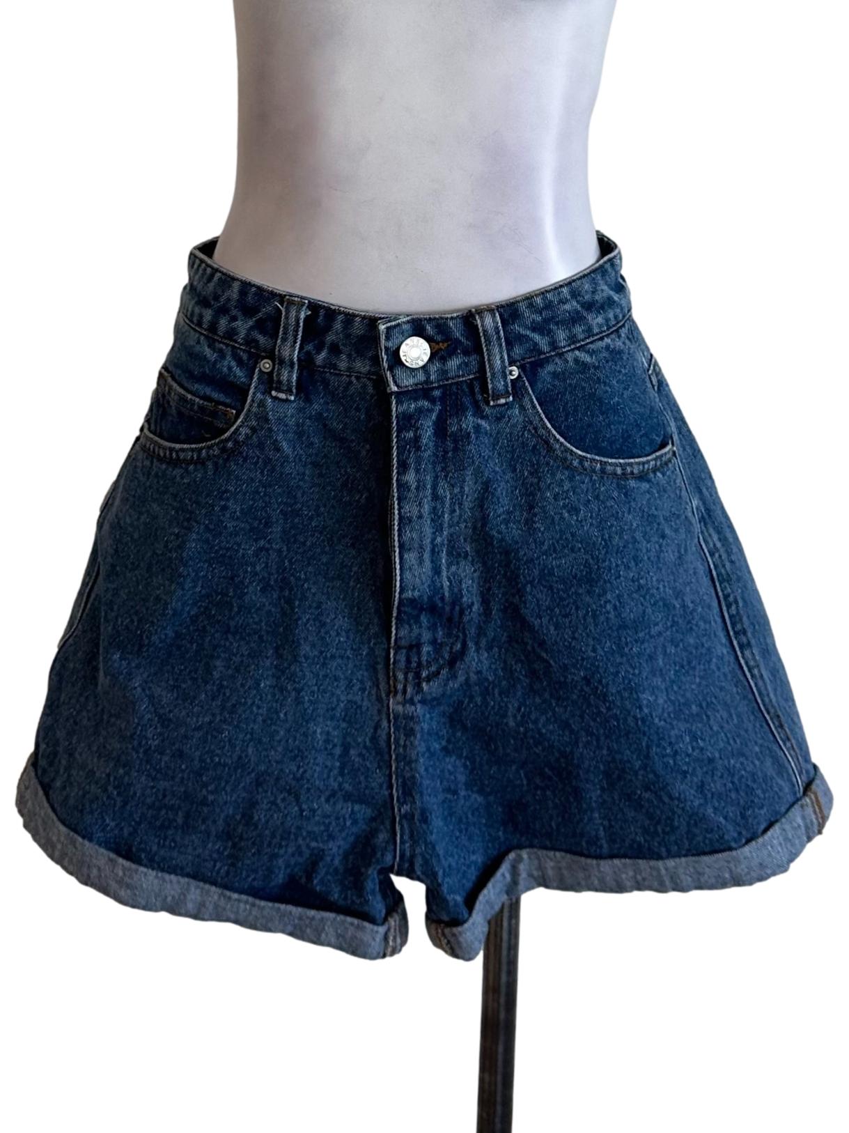 Indigo Blue Denim Shorts
