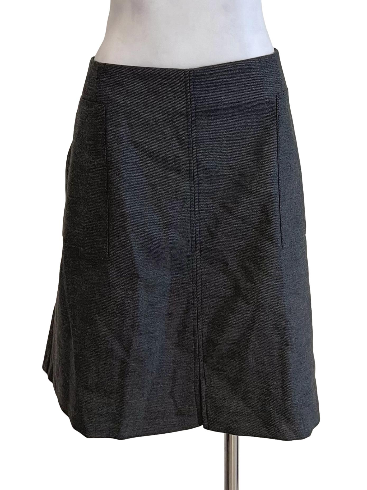 Anchor Pocket Pencil Short Skirt