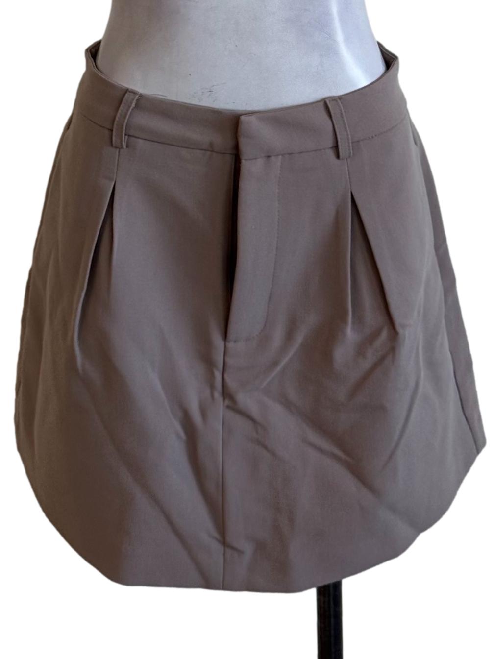 Hazel Beige Casual Shorts