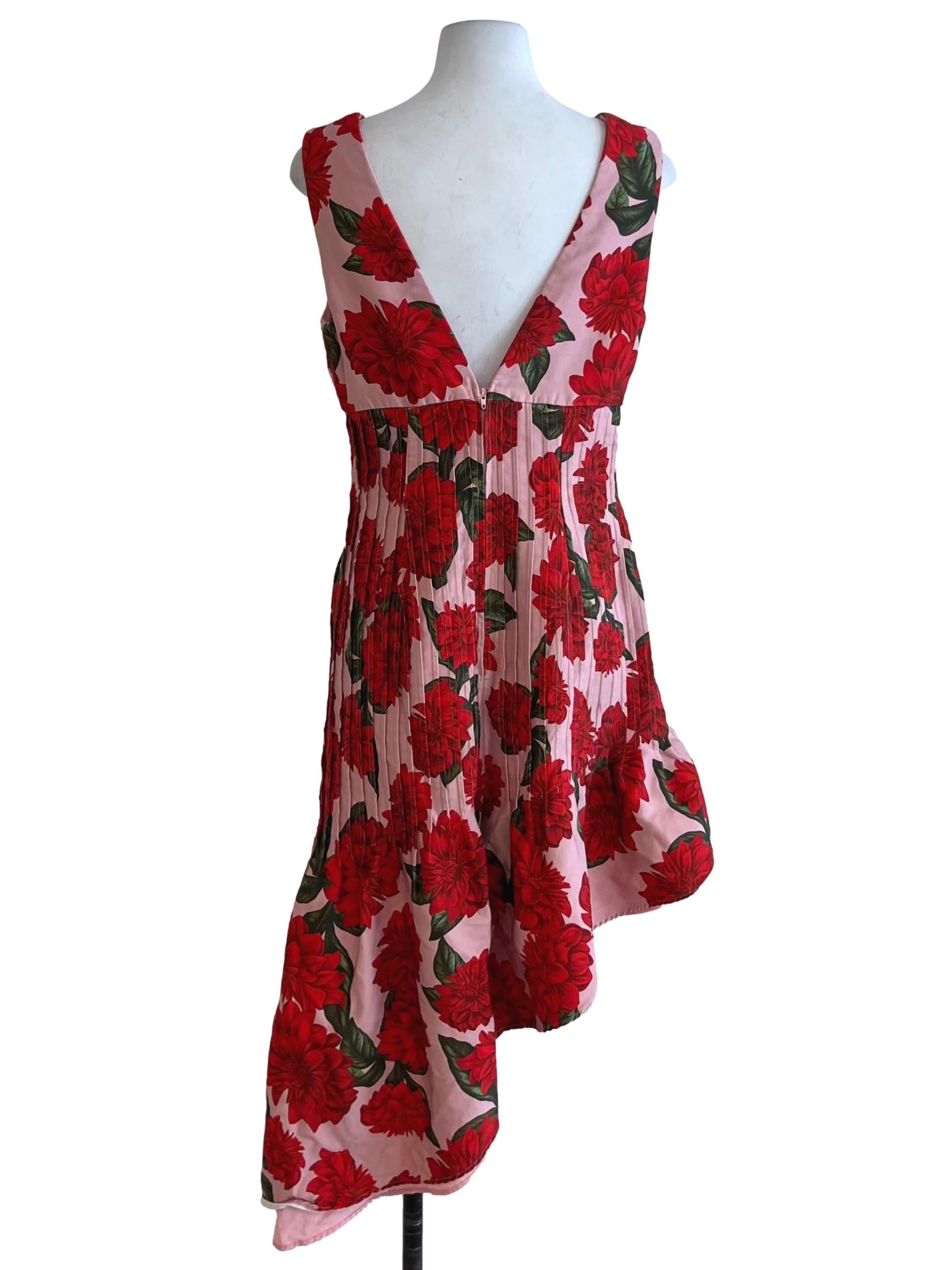 Rose Pink Floral Babydoll Dress