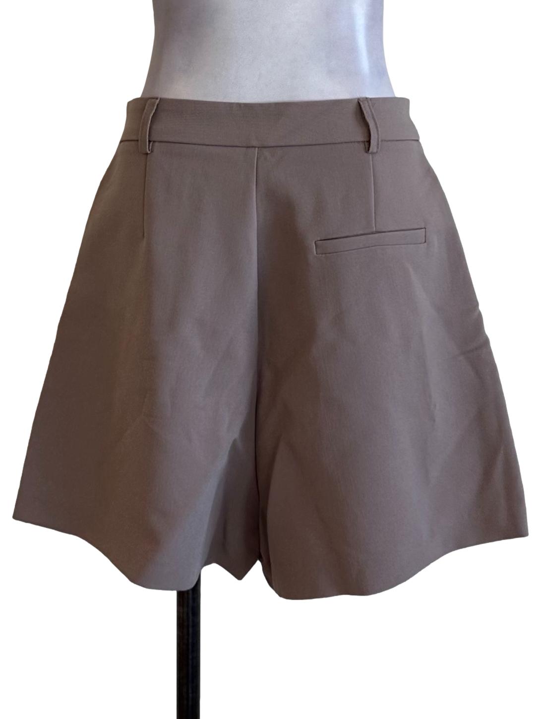 Hazel Beige Casual Shorts