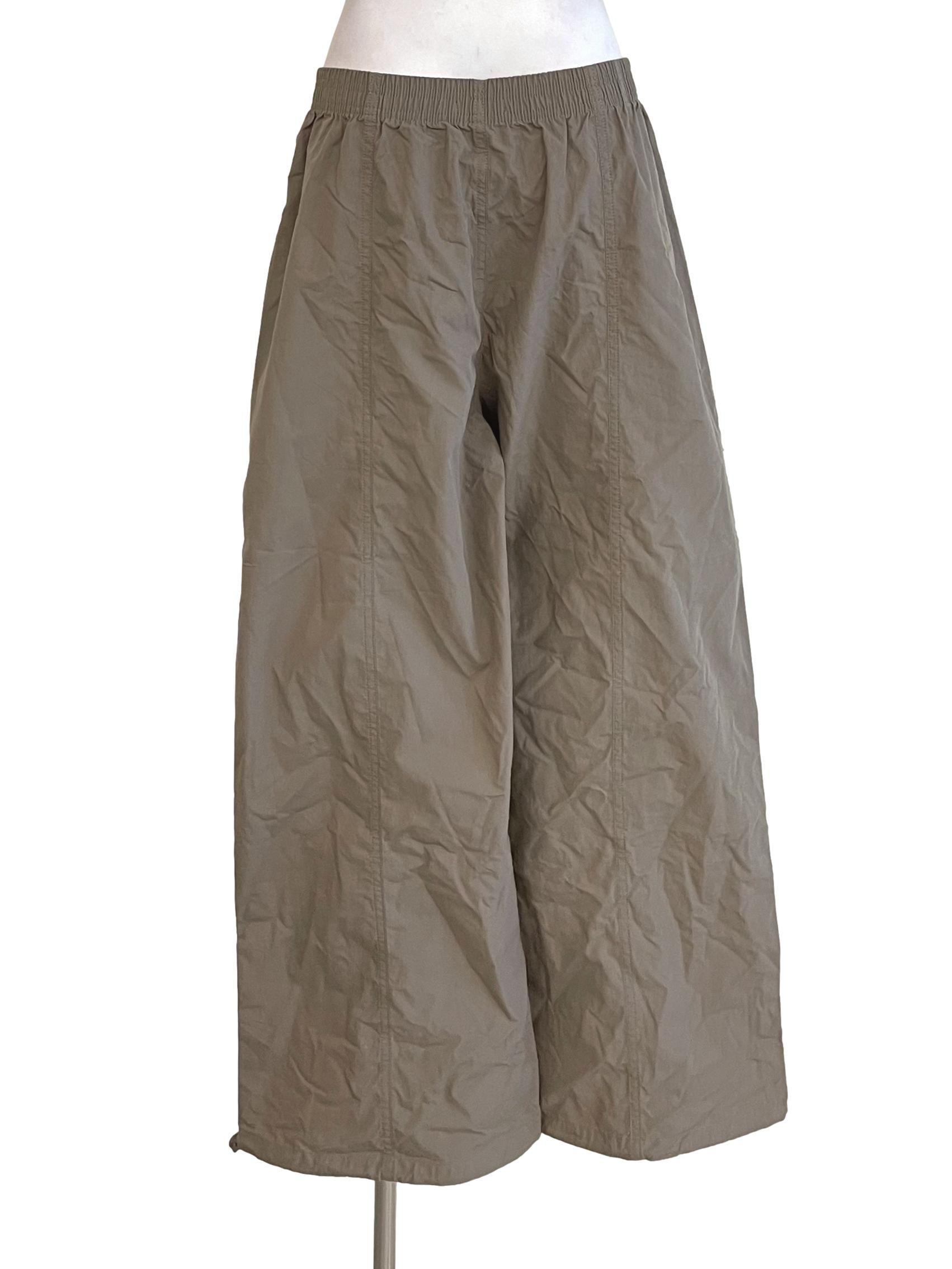 Dark Hazel Wide Leg Cargo Pants