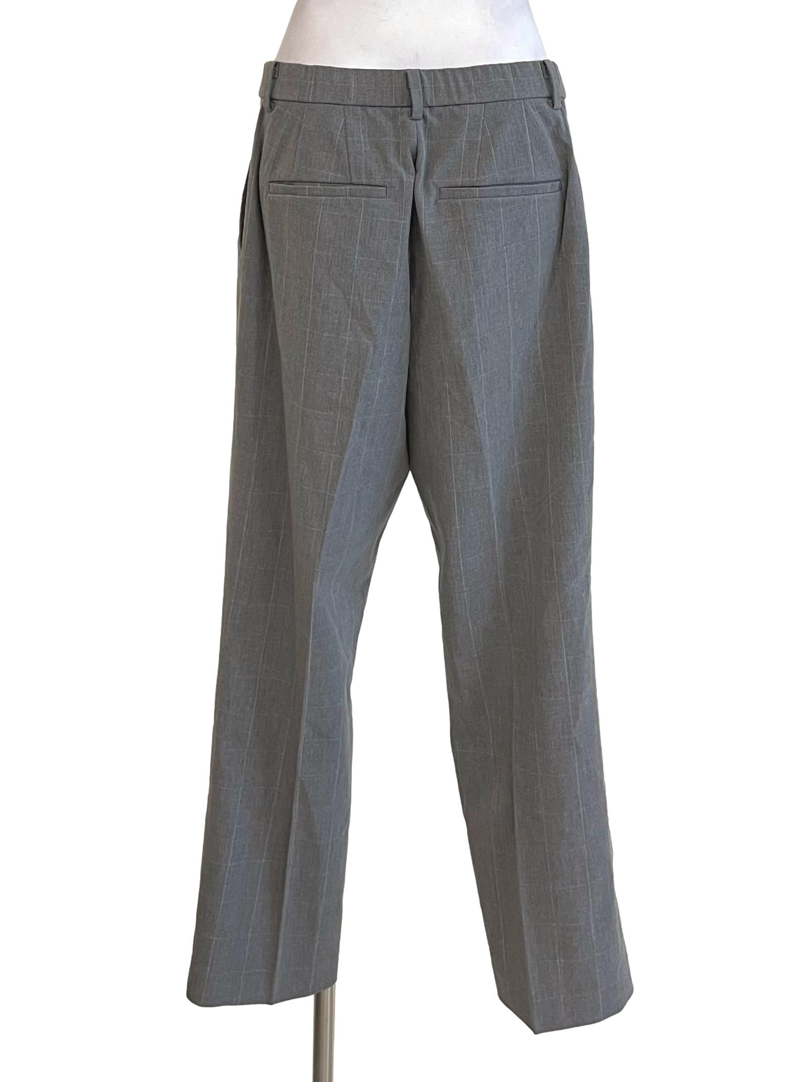 Grey Graph Formal Trousers
