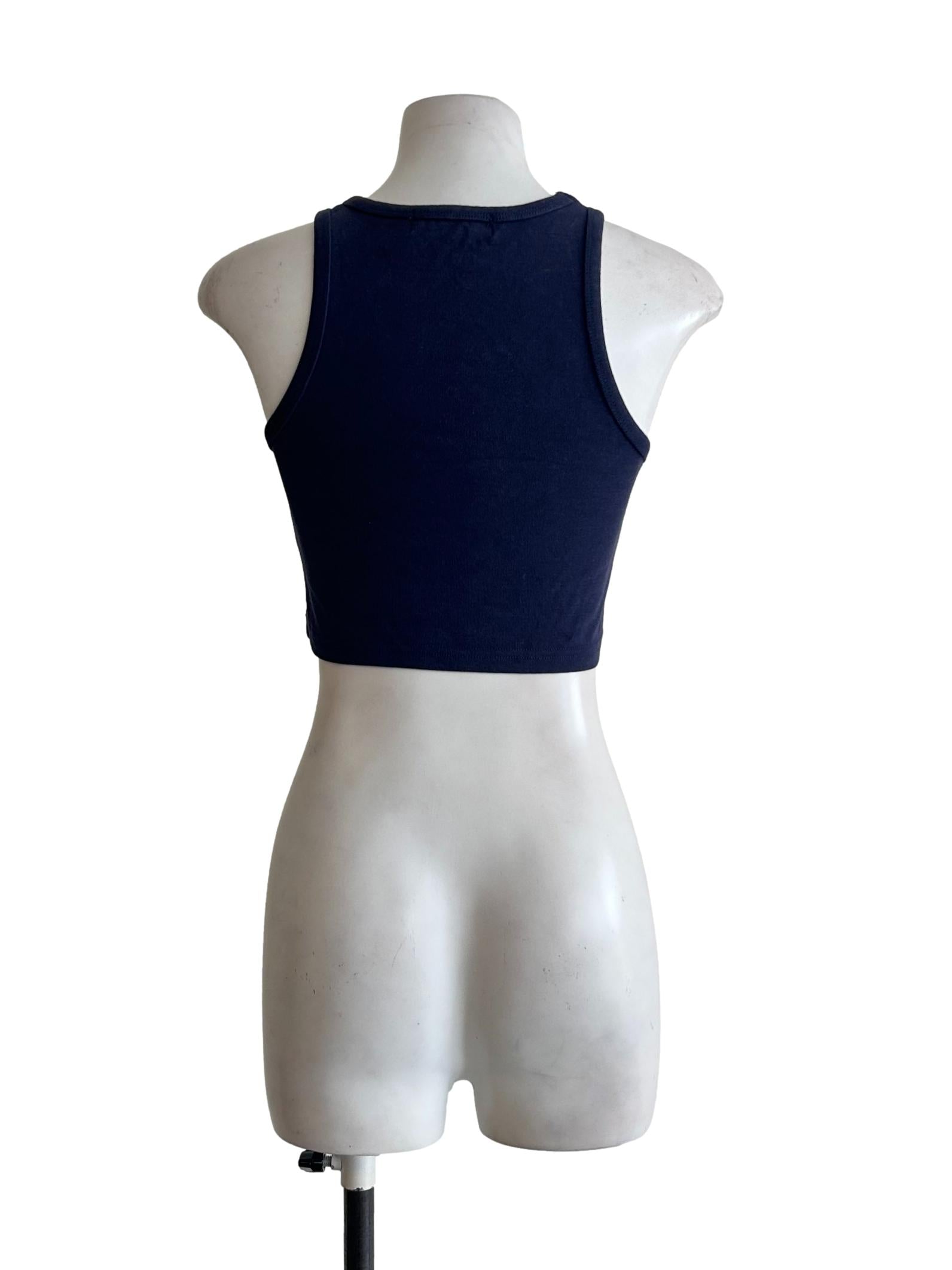 Spruce Blue Crop Top