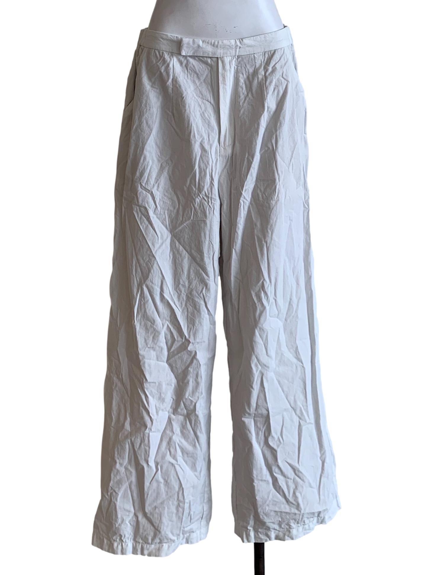 White Plain Formal Pants