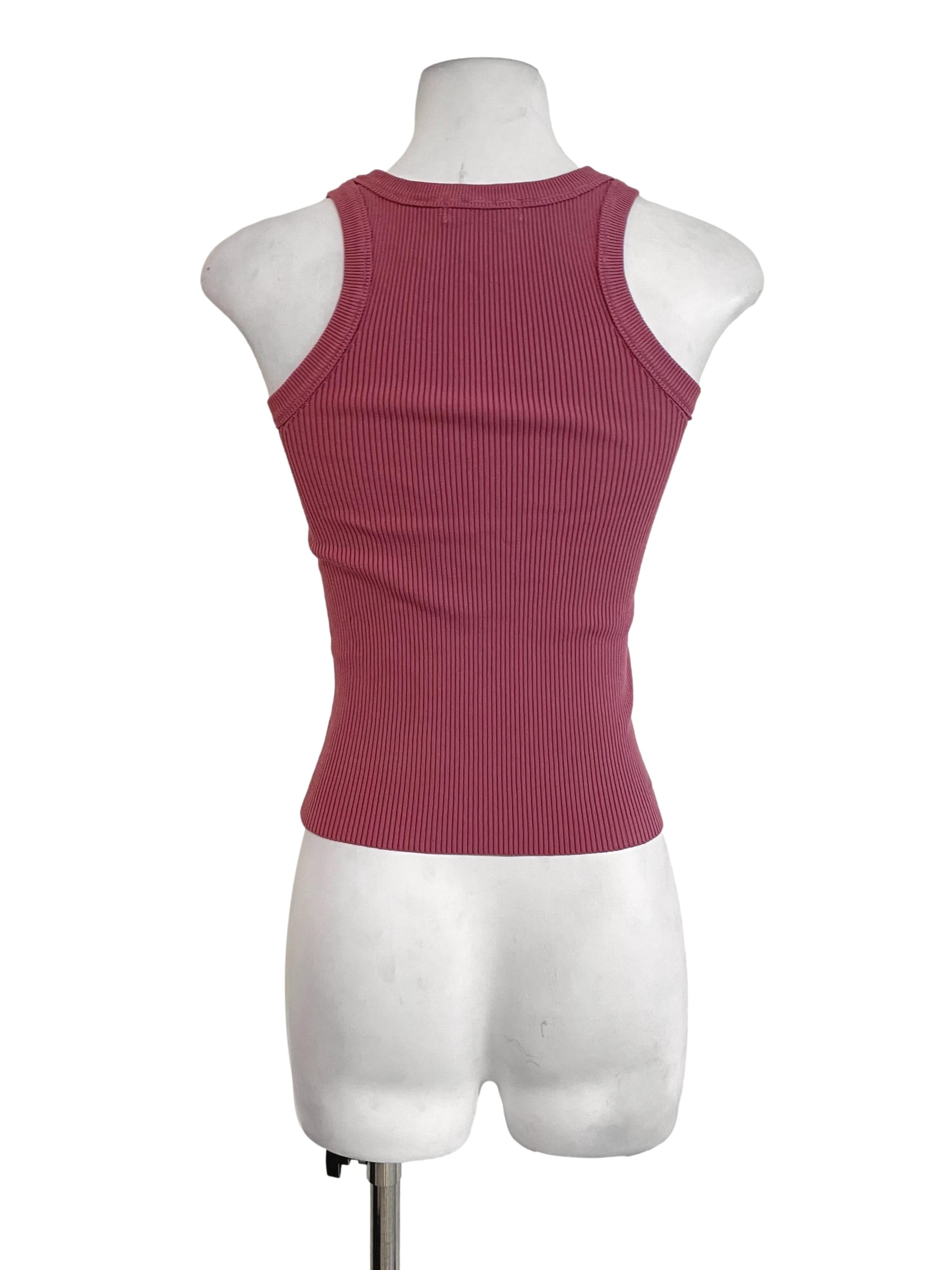 Warm Rouge Knit Tank Top TWL