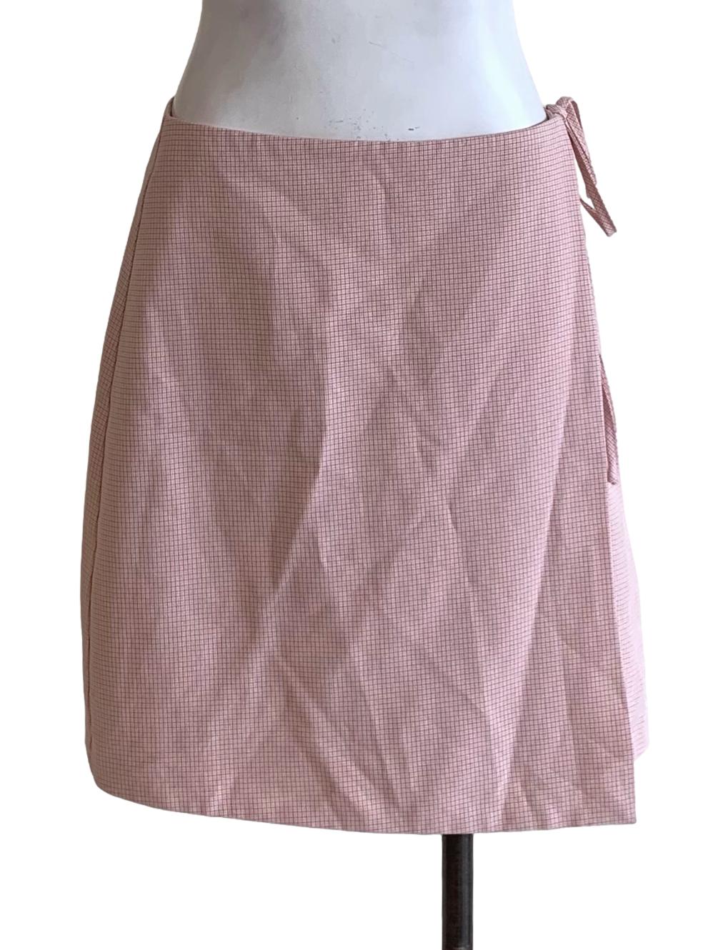 Flamingo Tattersall Mini Skirt