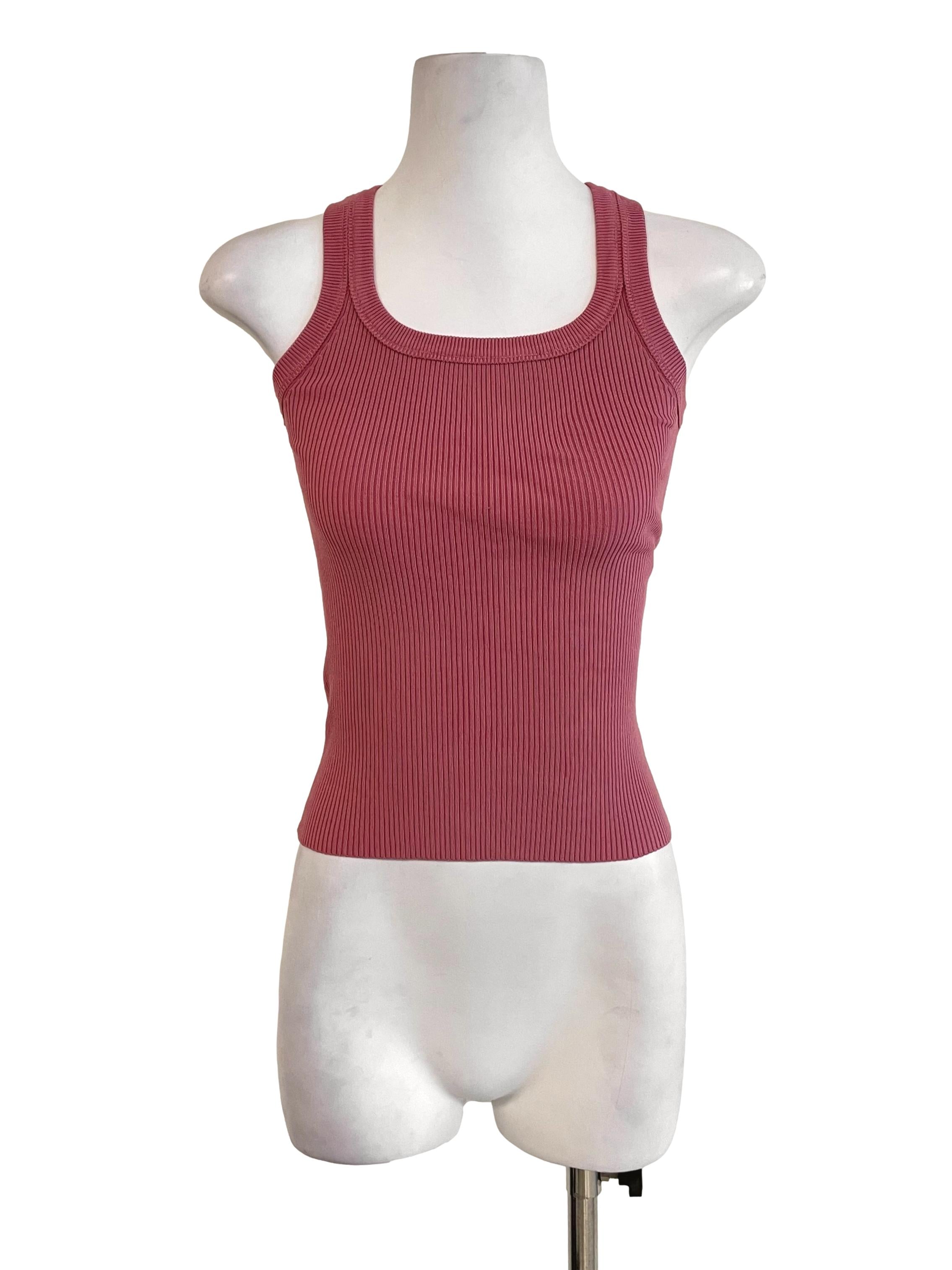 Warm Rouge Knit Tank Top TWL