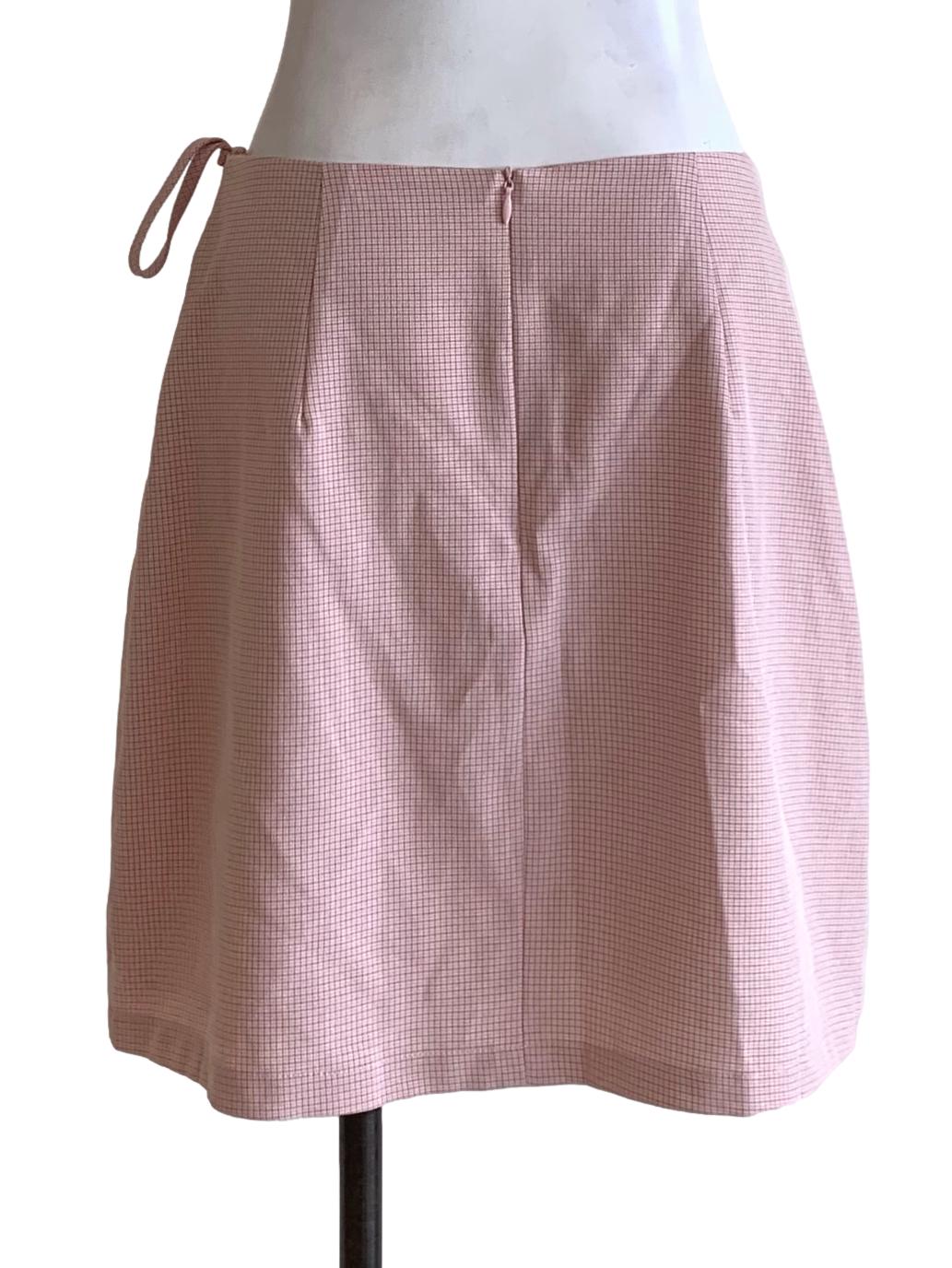 Flamingo Tattersall Mini Skirt