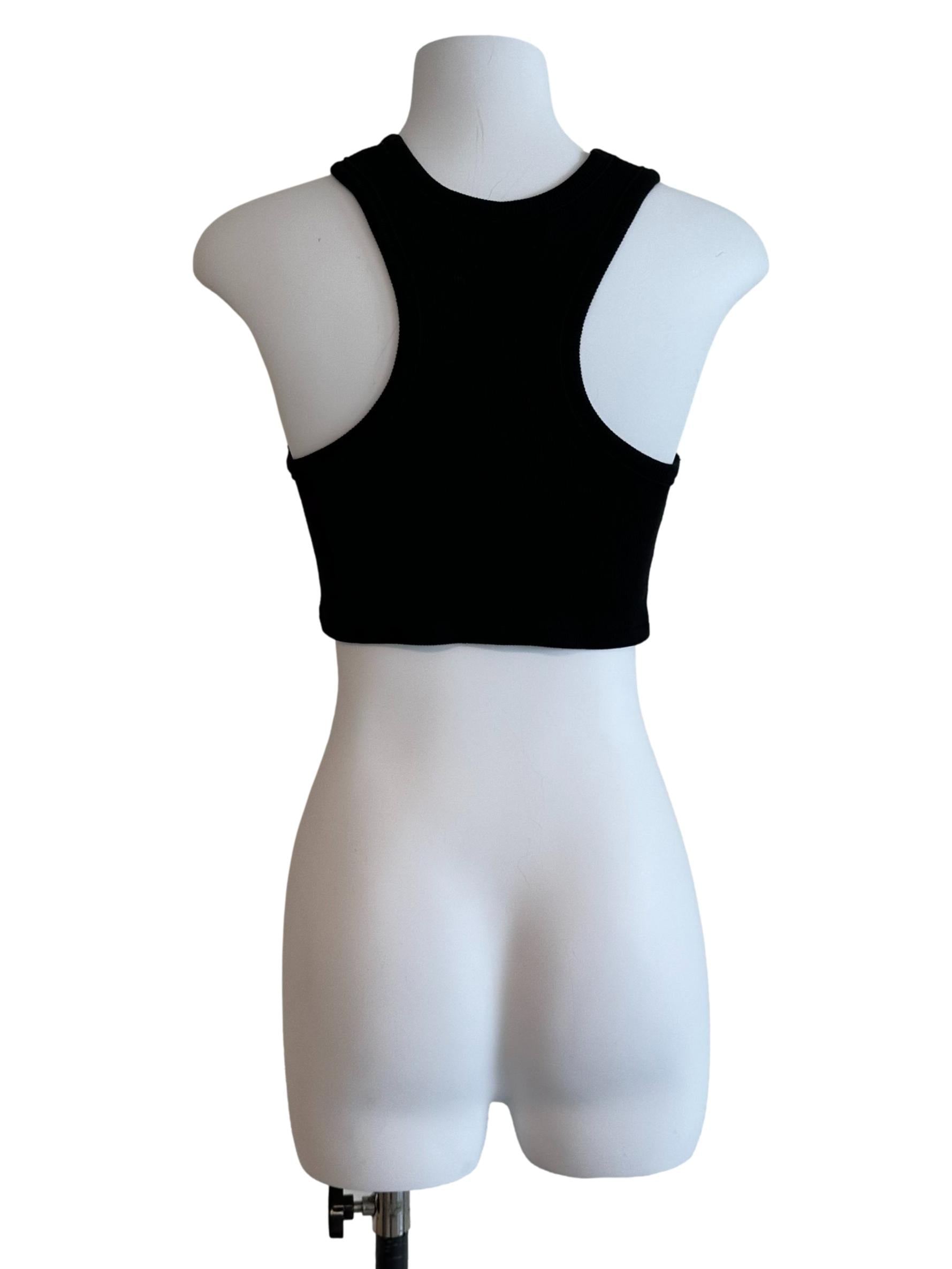 Onyx Black Knit Tank Top