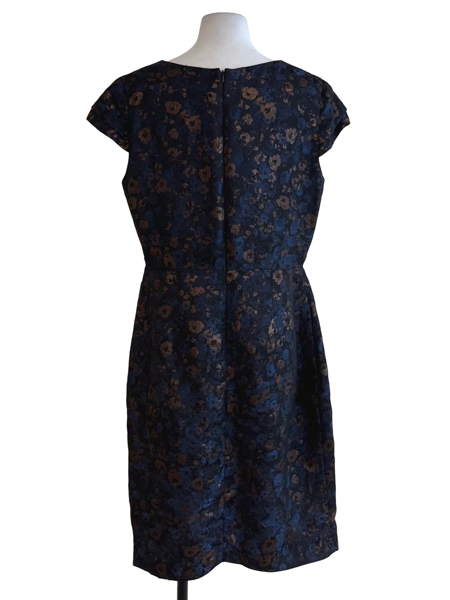 Black V-Neckline Empire Dress