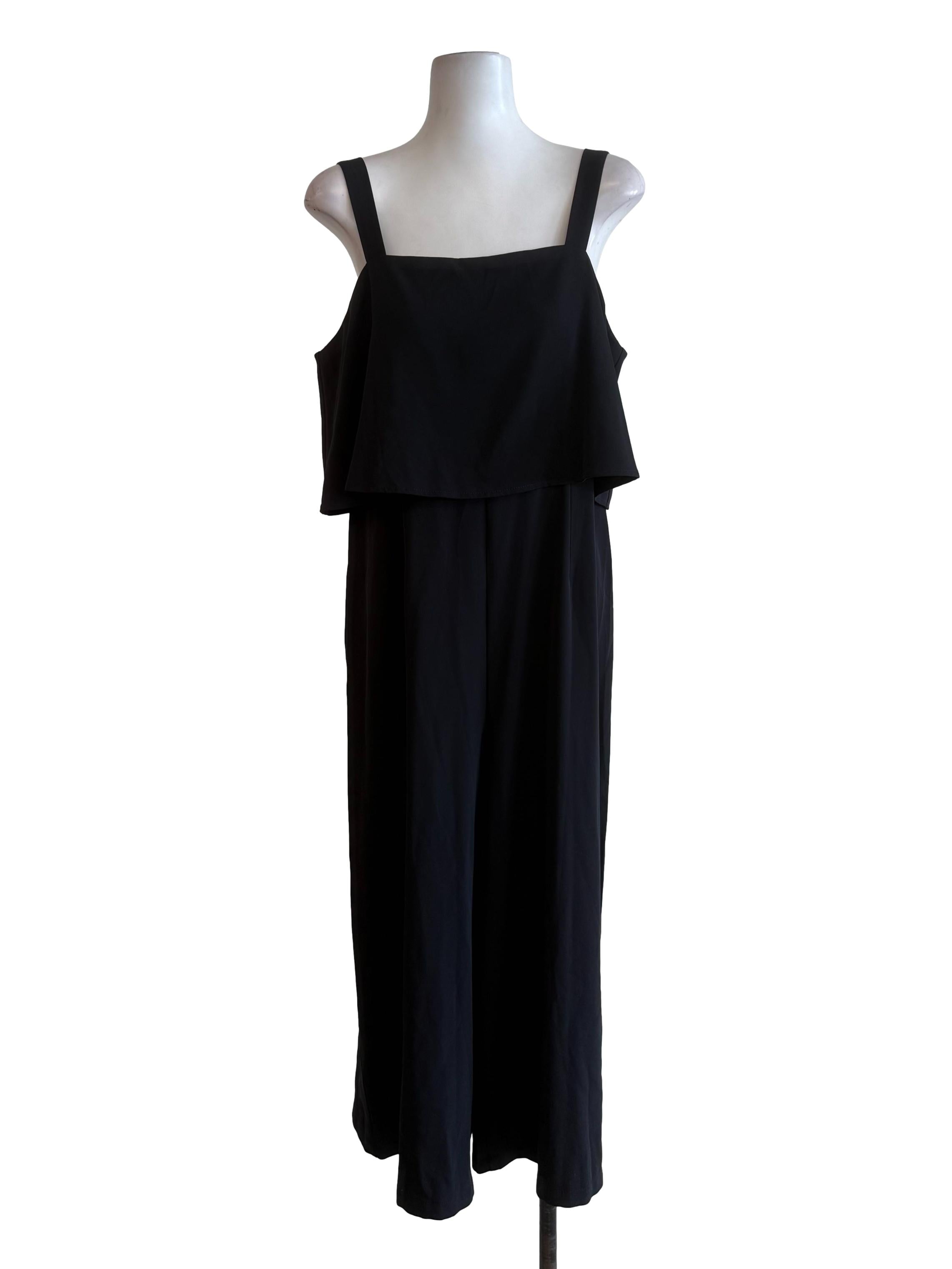 Charcoal Sleeveless Jumpsuit