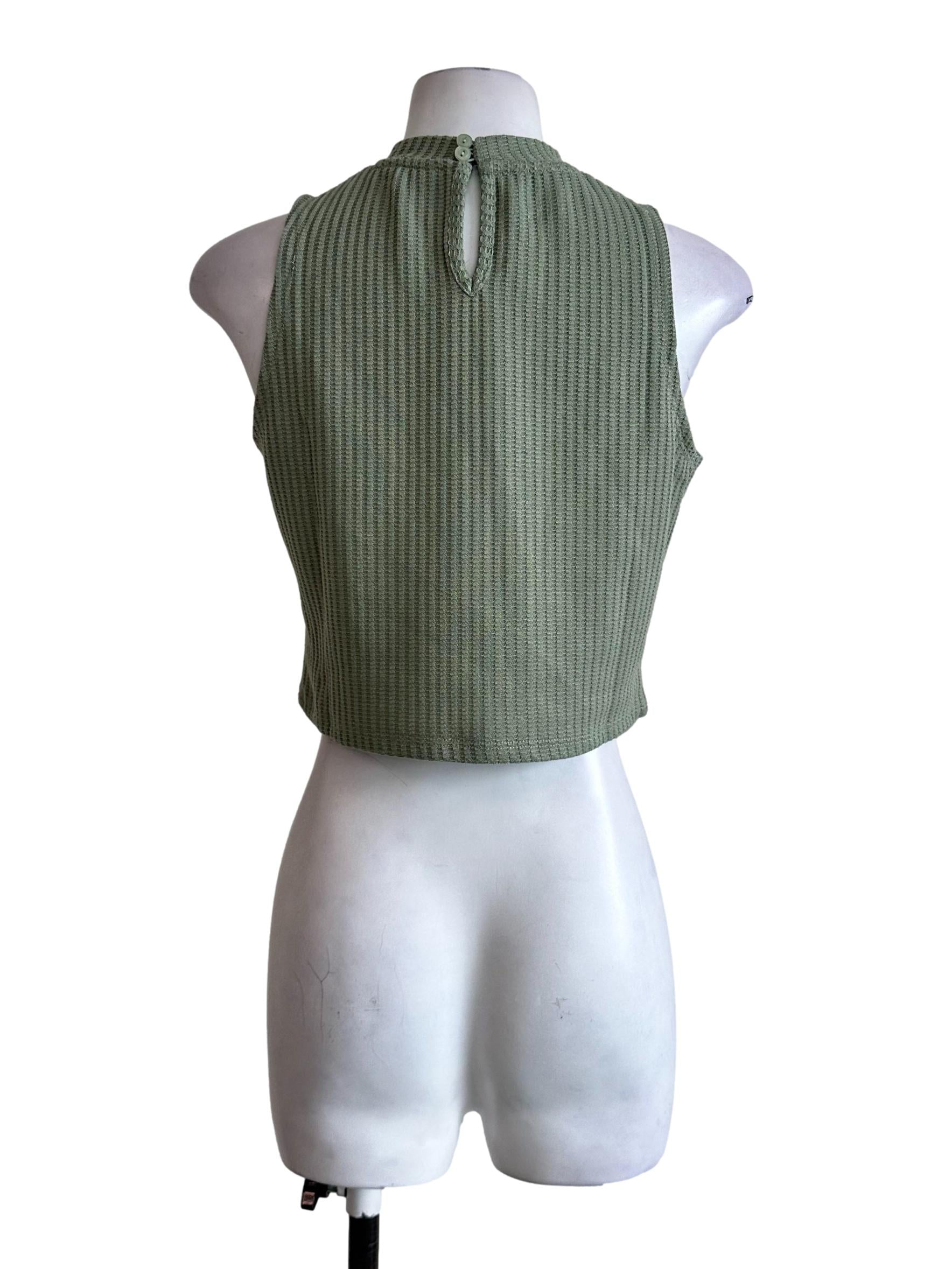 Olive Green Knit Top