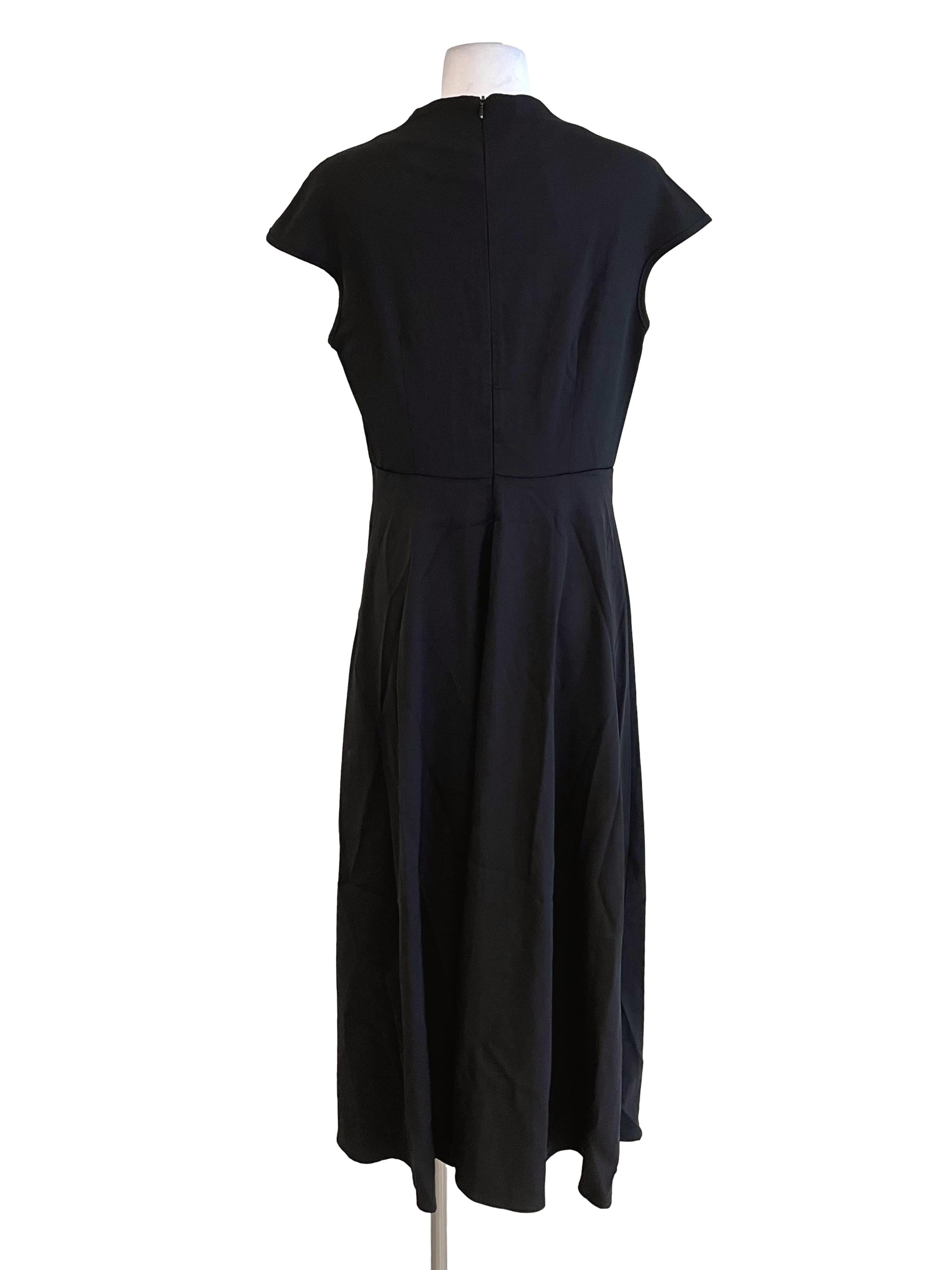 Black Drop Shoulder Dress