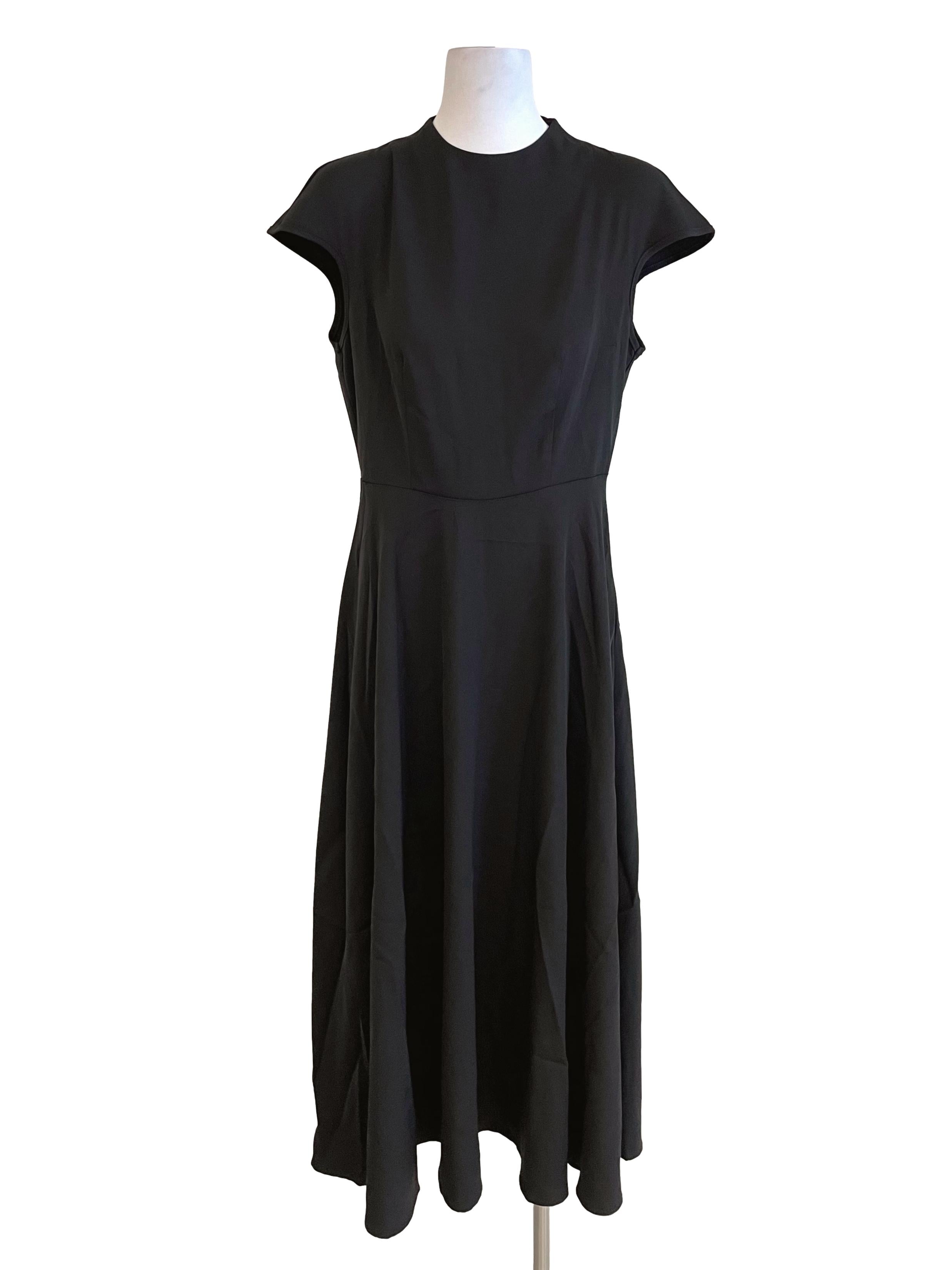 Black Drop Shoulder Dress