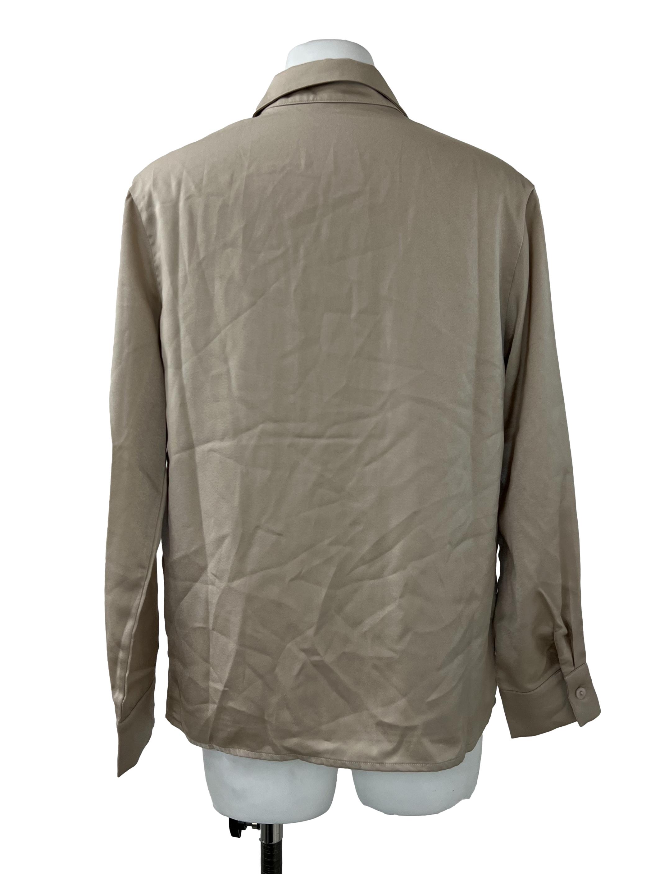 Champagne Button Down Shirt