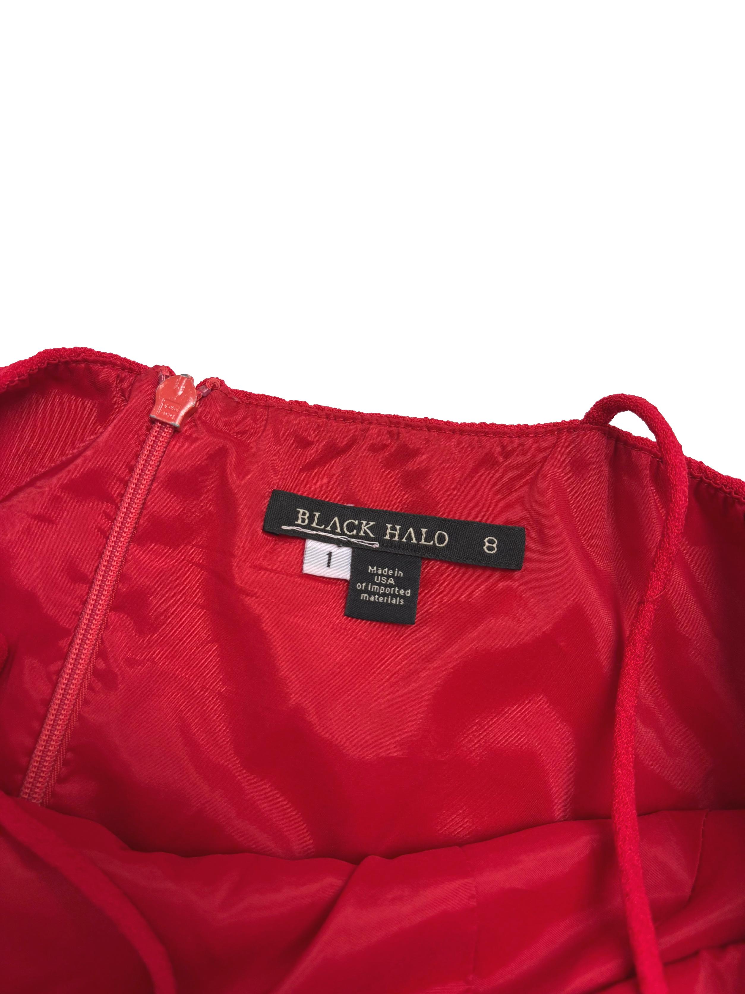 Bright Red Halter Jumpsuit