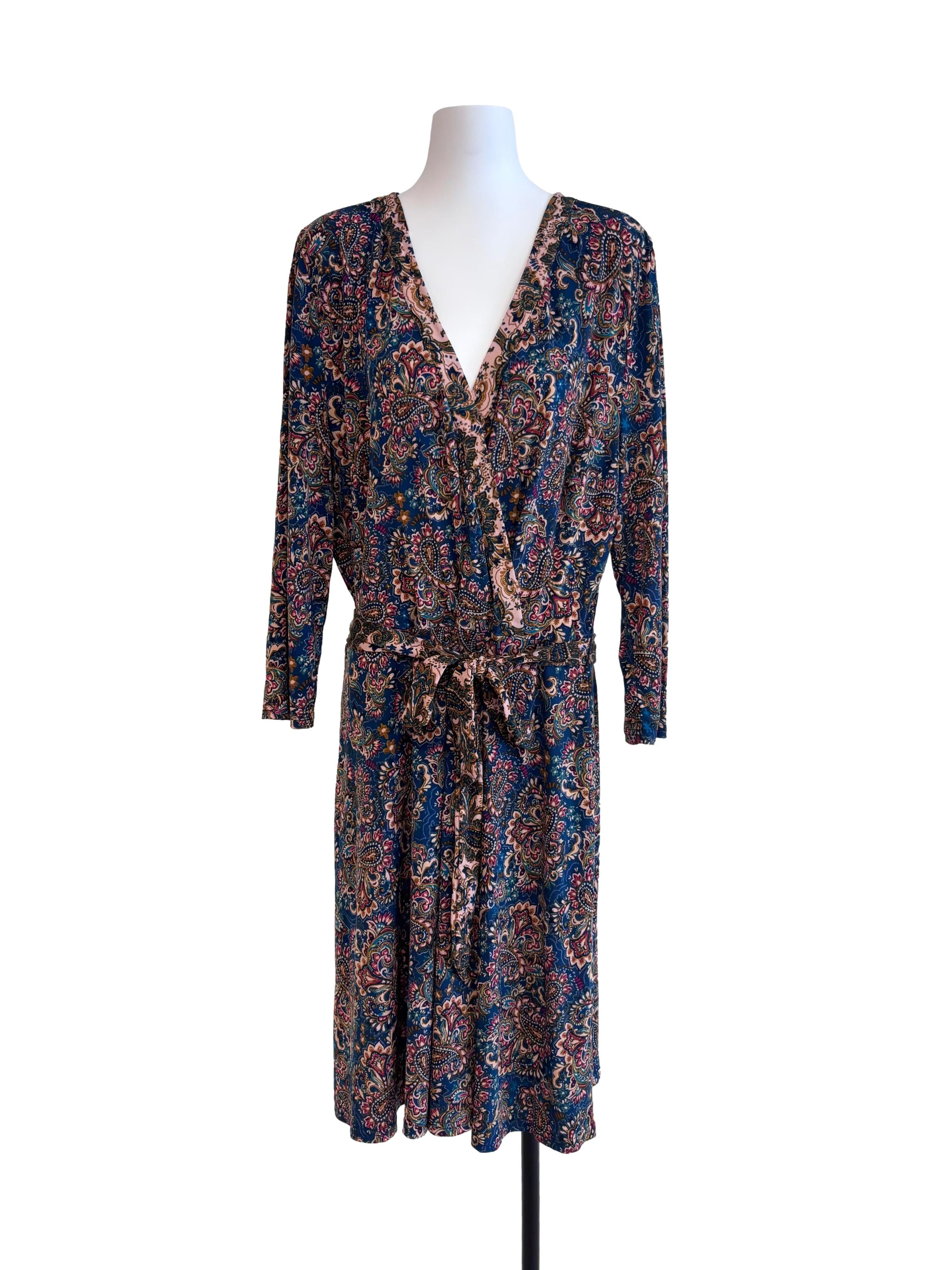 Boho Paisley Perfect Wrap Dress CSN