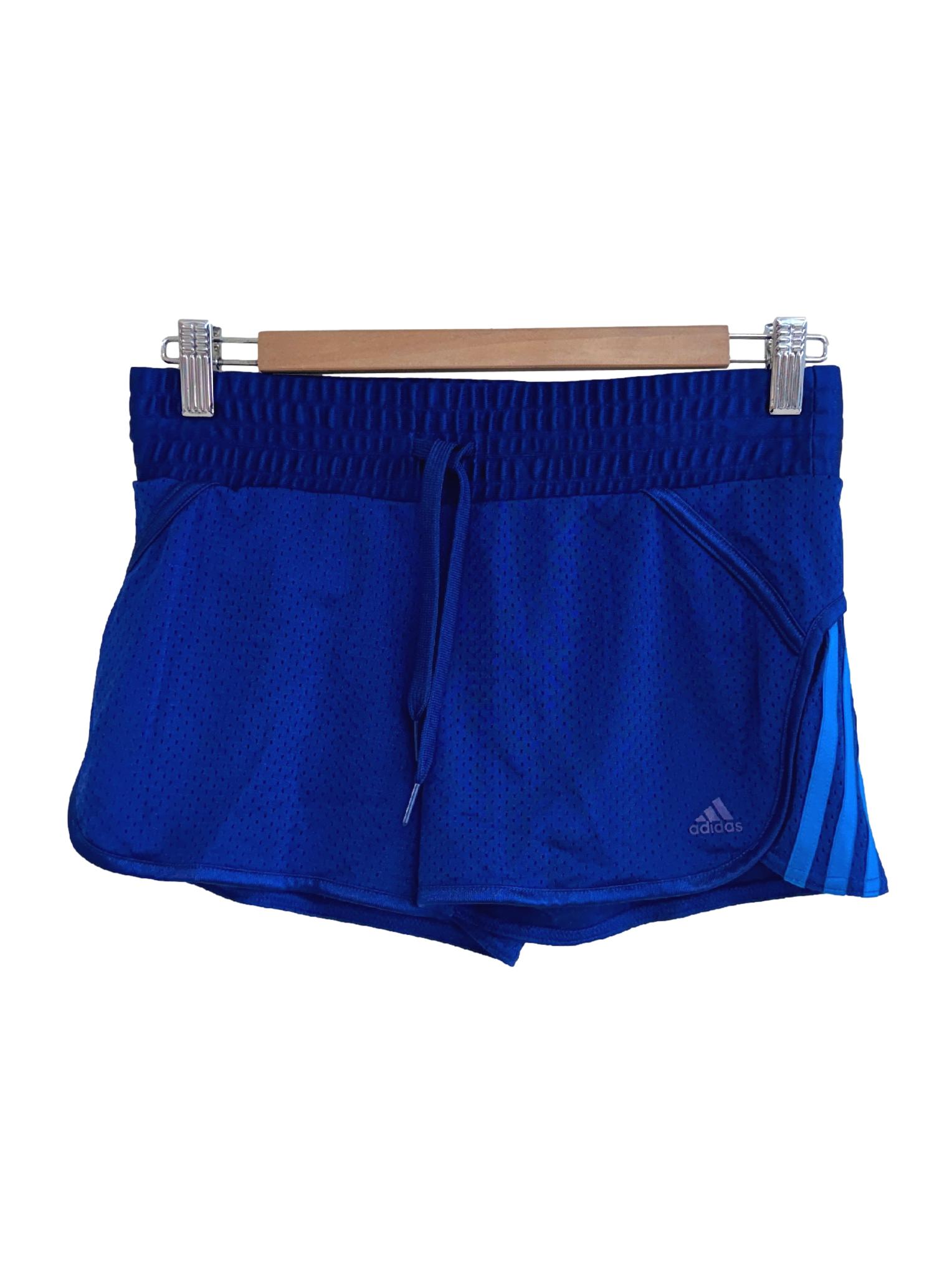 Blue Mesh Shorts
