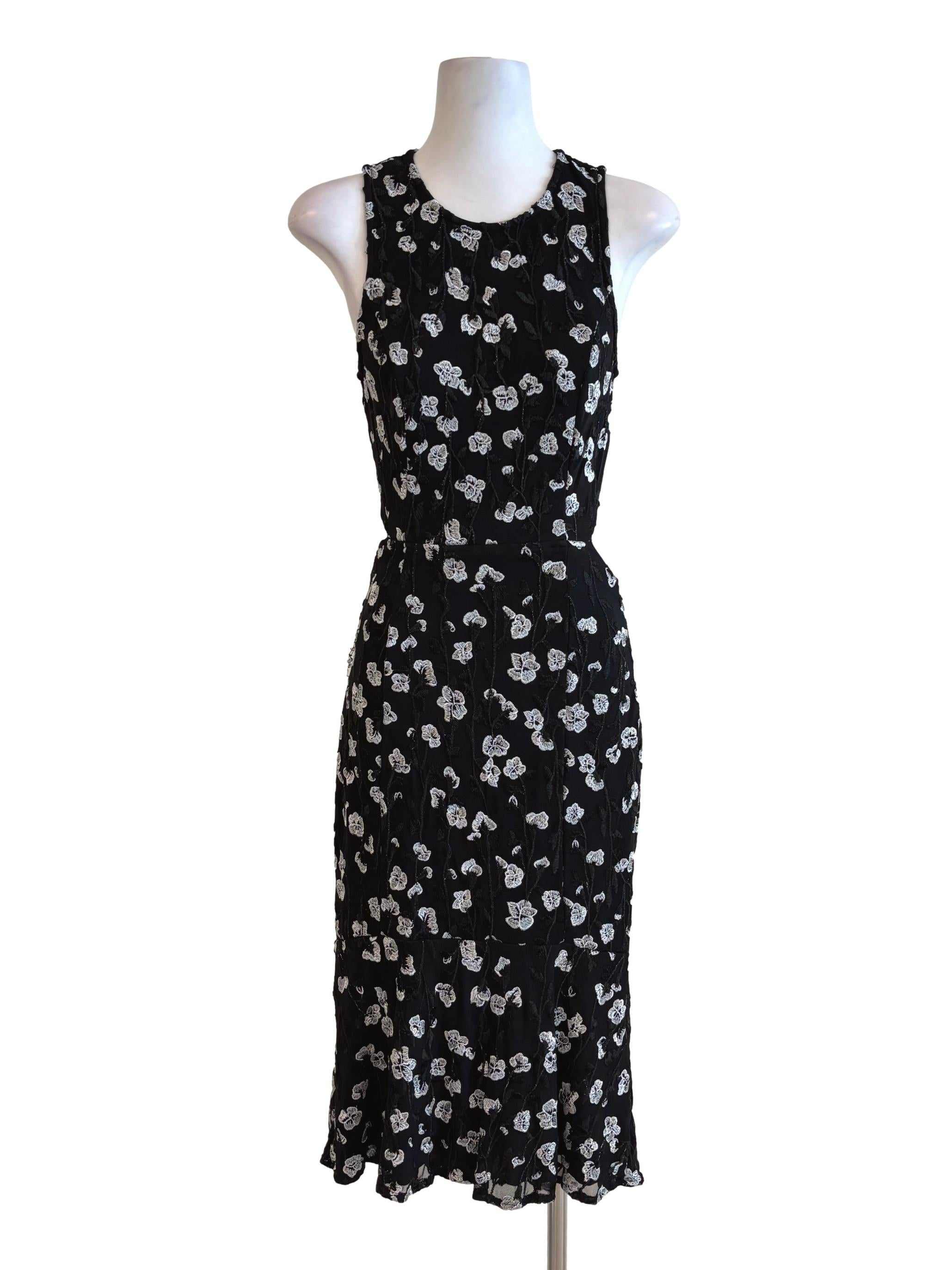 Ali & Jay Night Black Floral Lace Sheath Dress