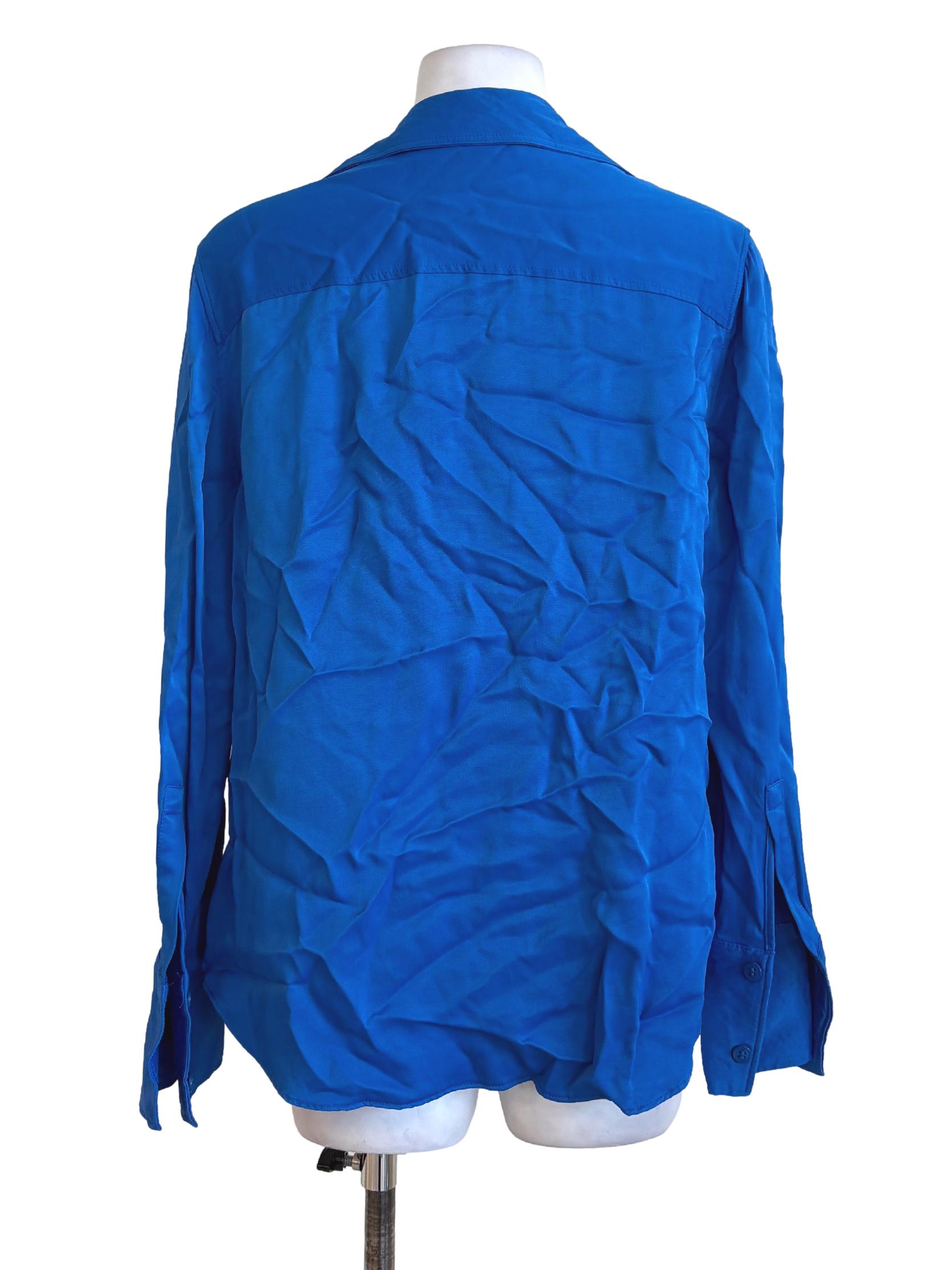 Lapis Blue Button Up Shirt