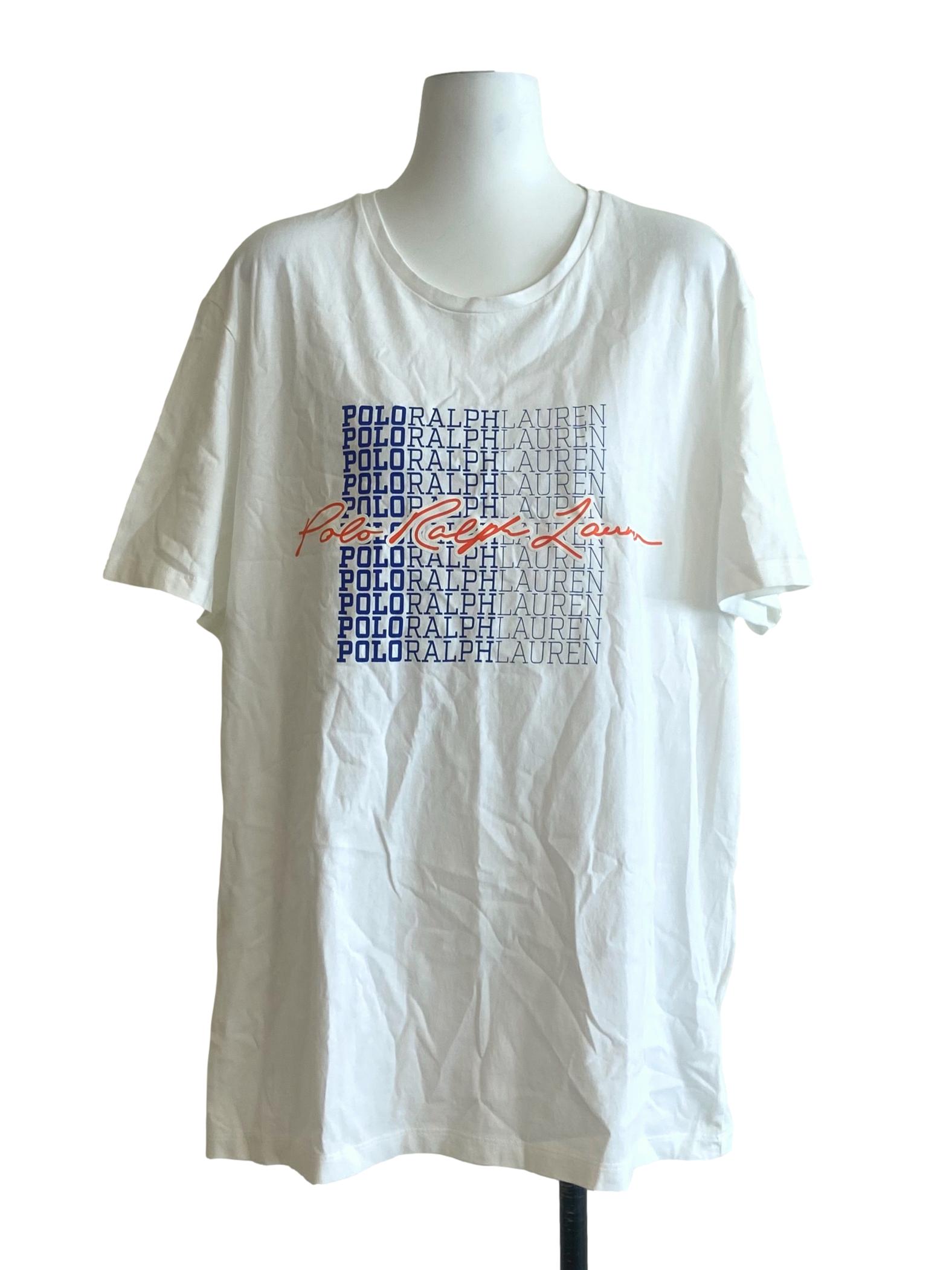 White & Polo Logo T-Shirt