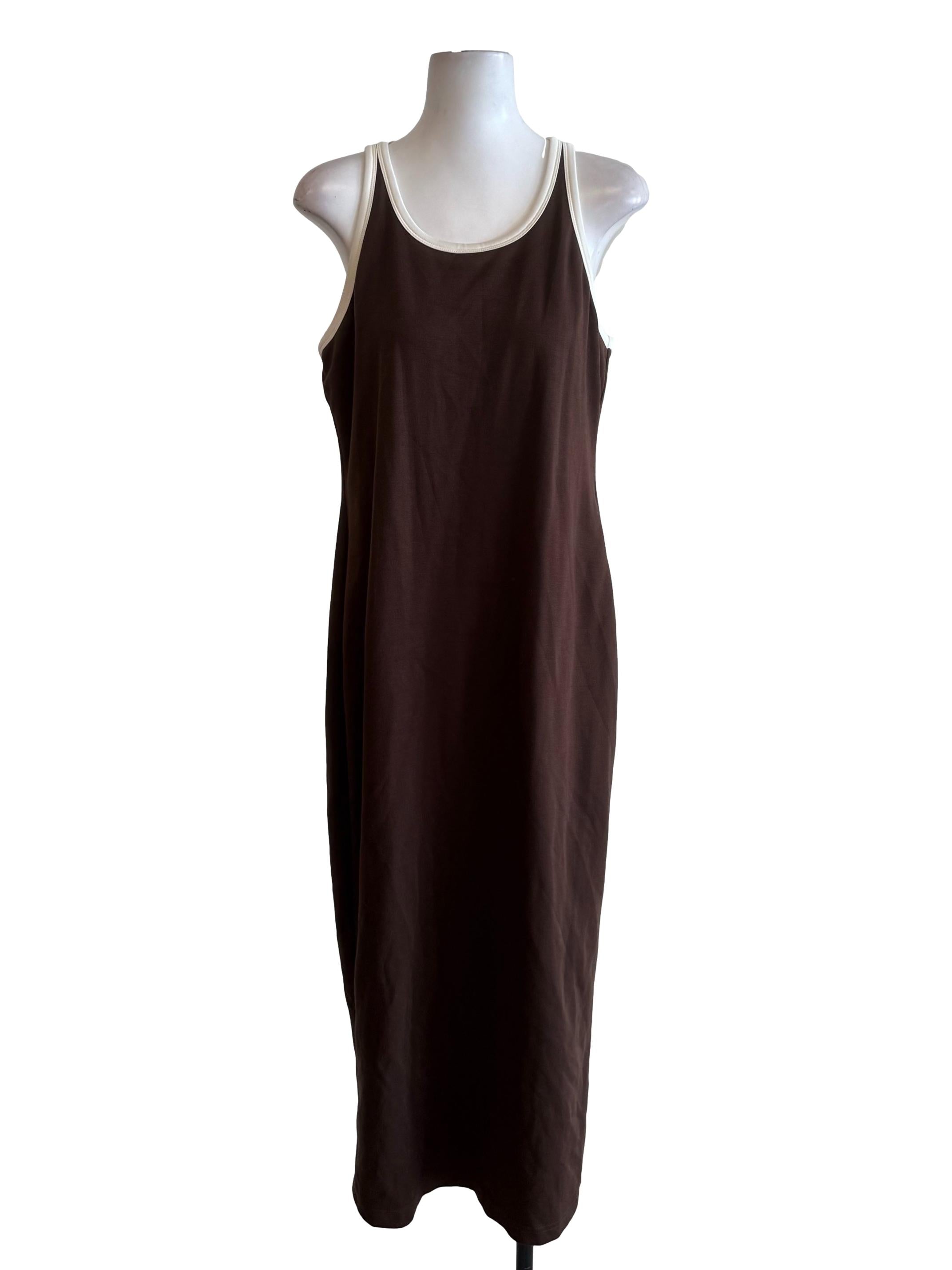 Mocha Tank Slip Dress