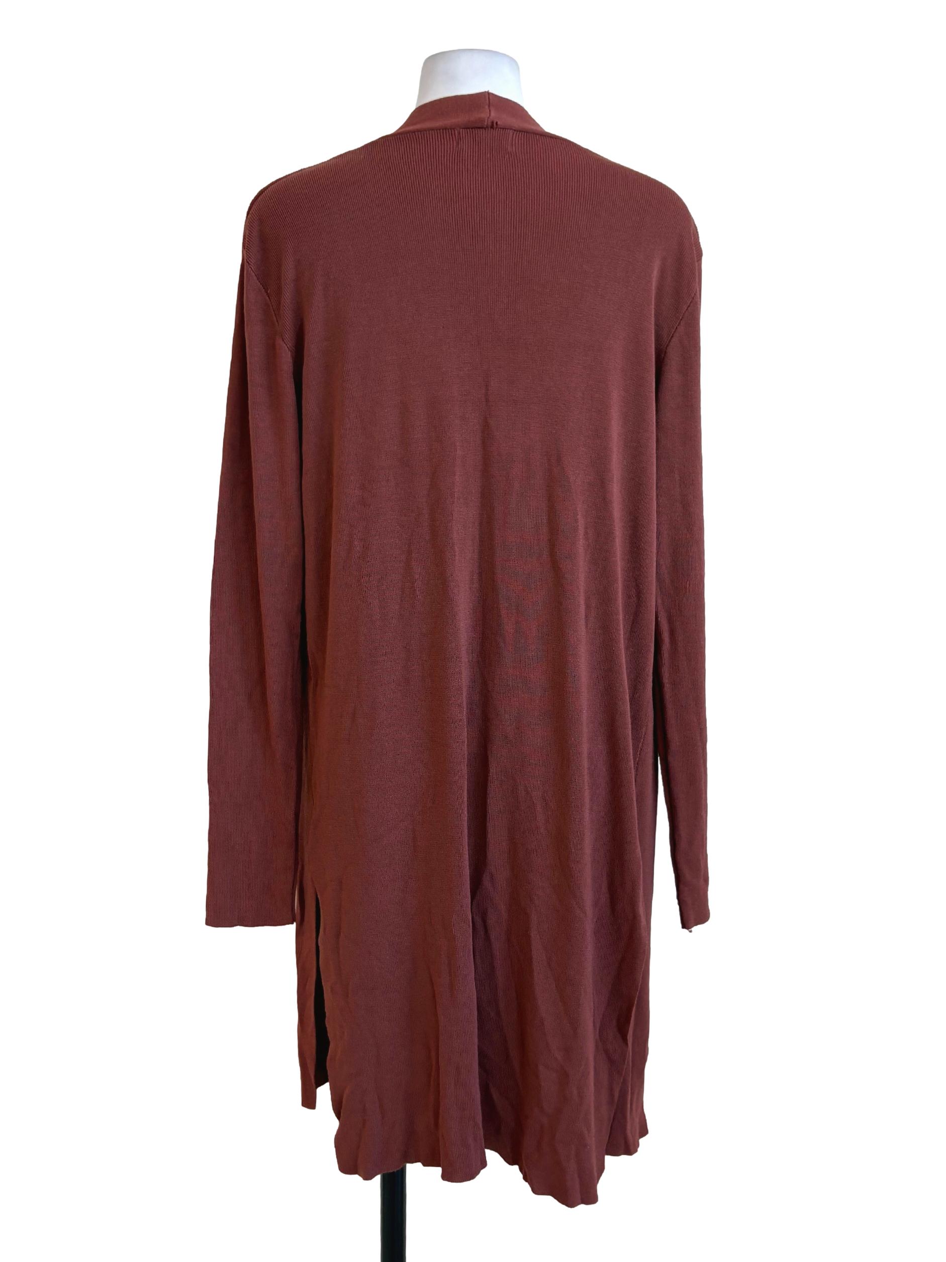 Gingerbread Brown Long Cardigan