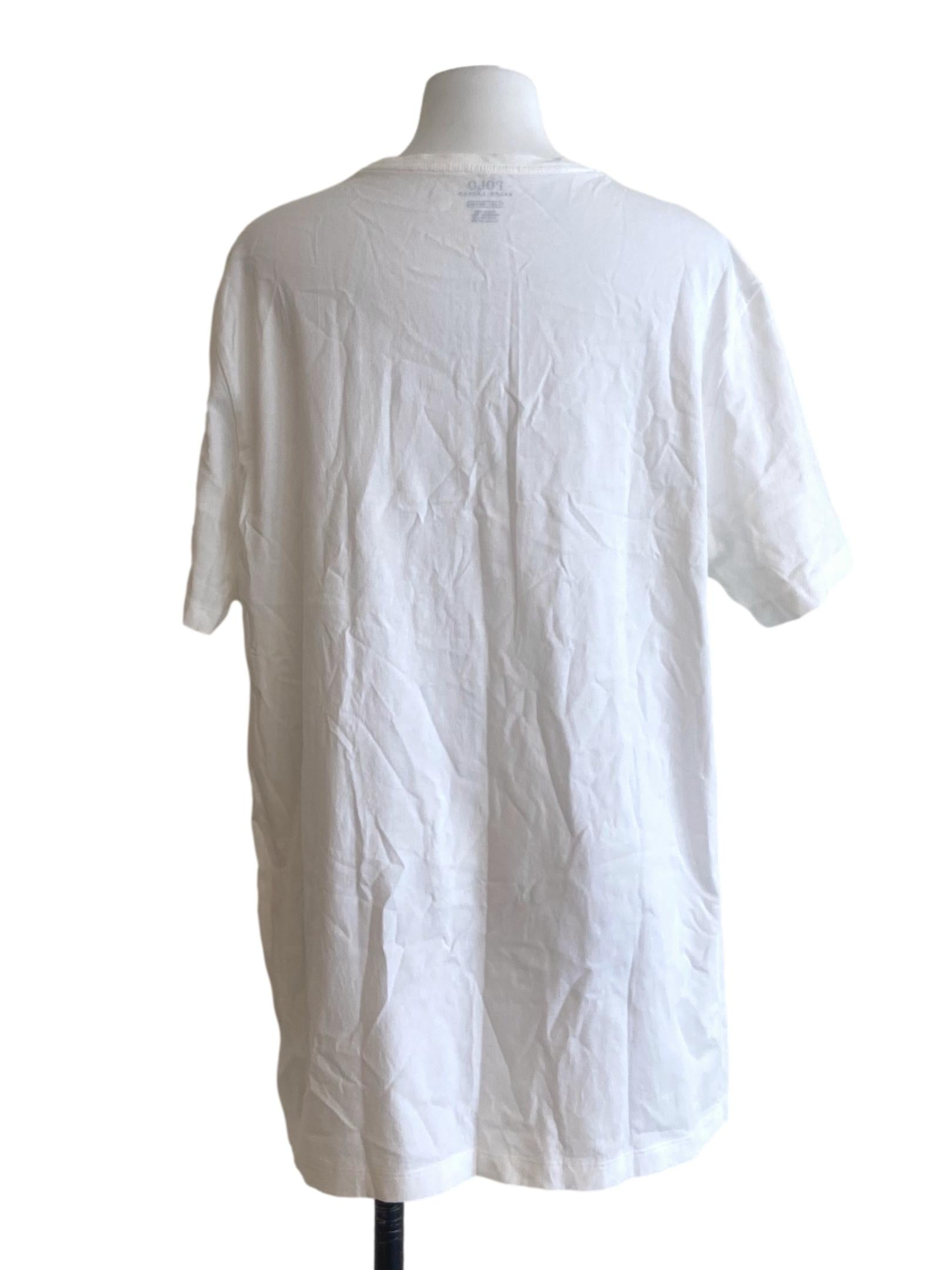 White & Polo Logo T-Shirt
