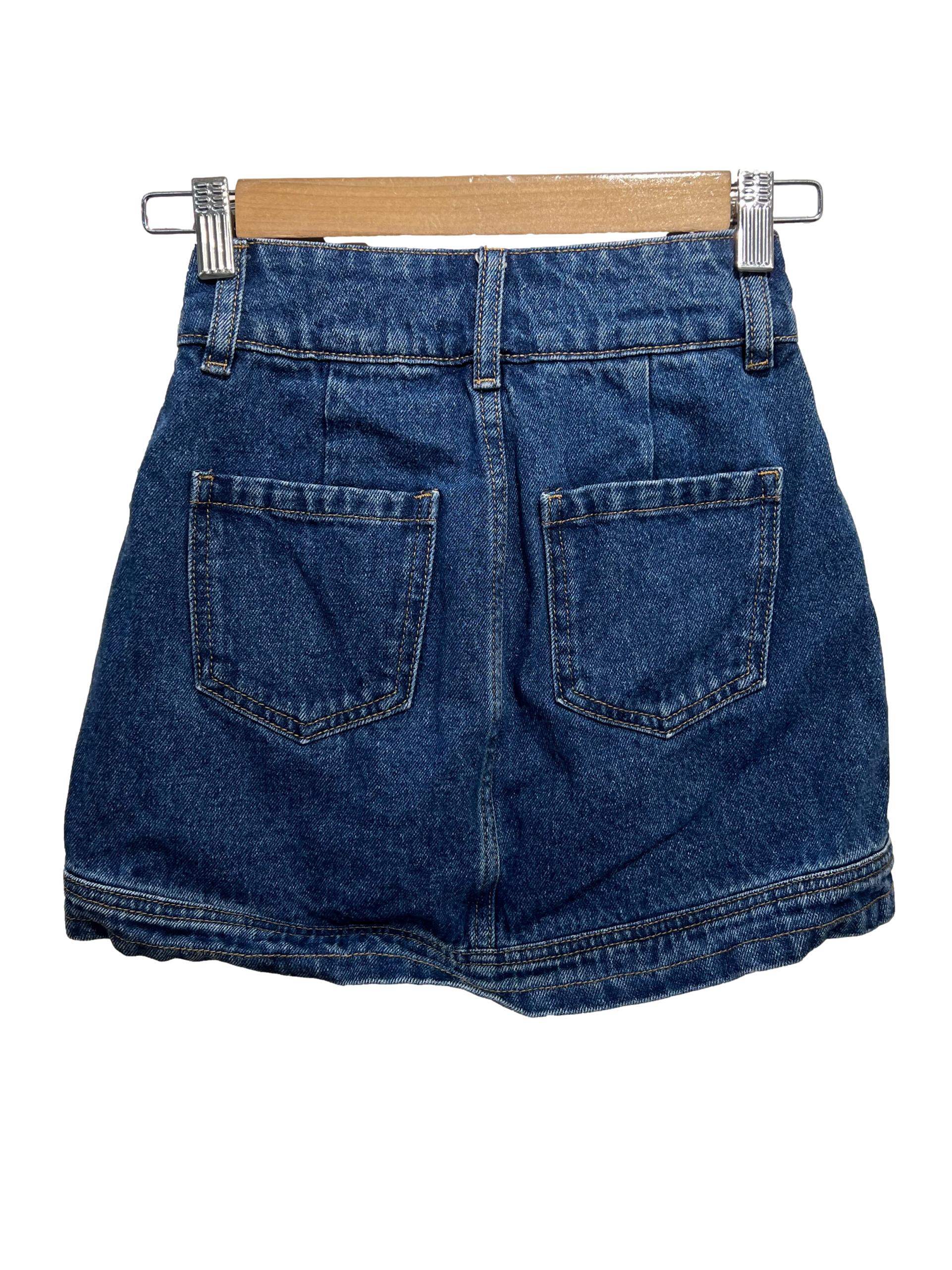 Blue Denim Skorts