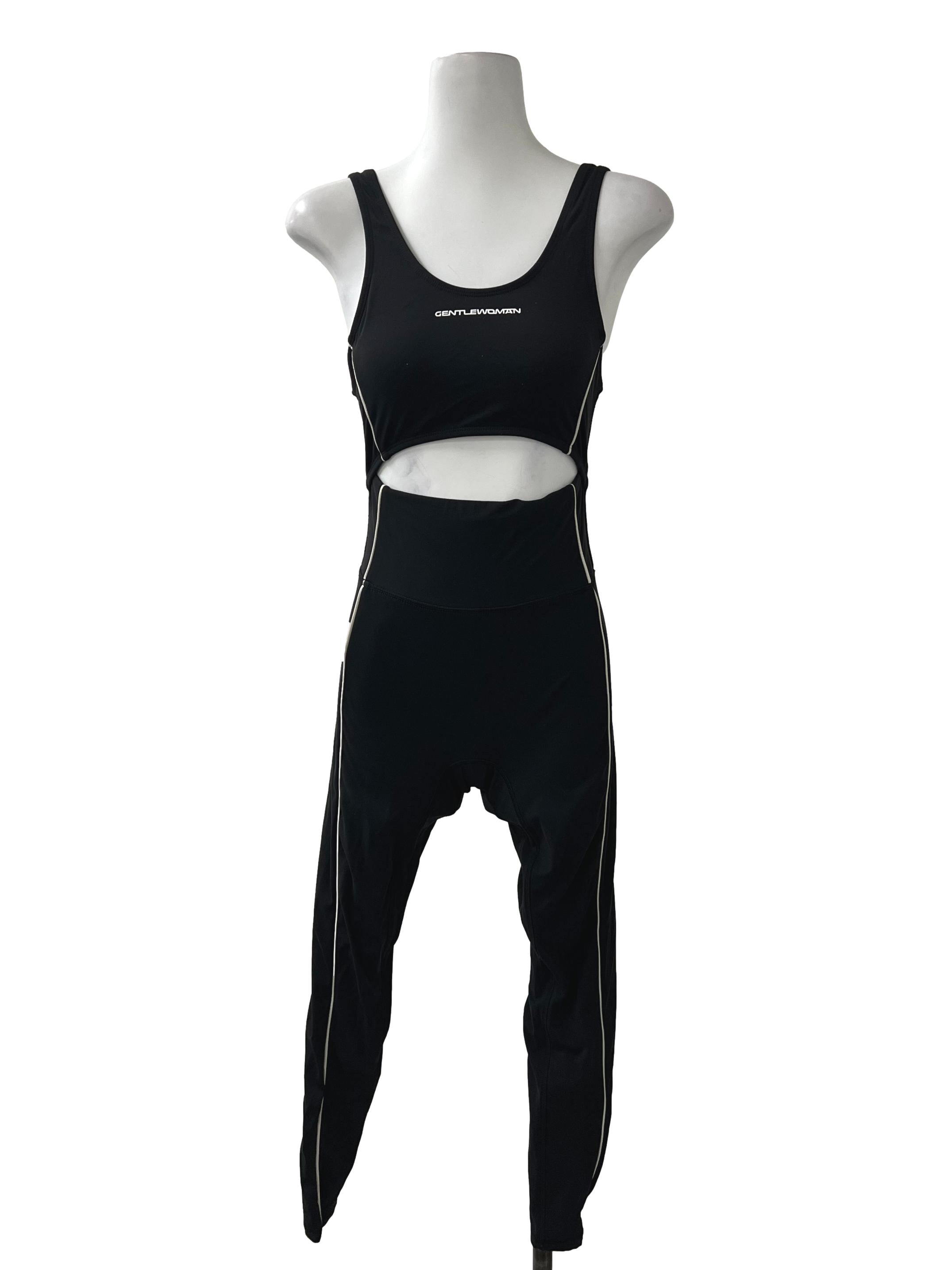 Black Activewear Jumpsuit