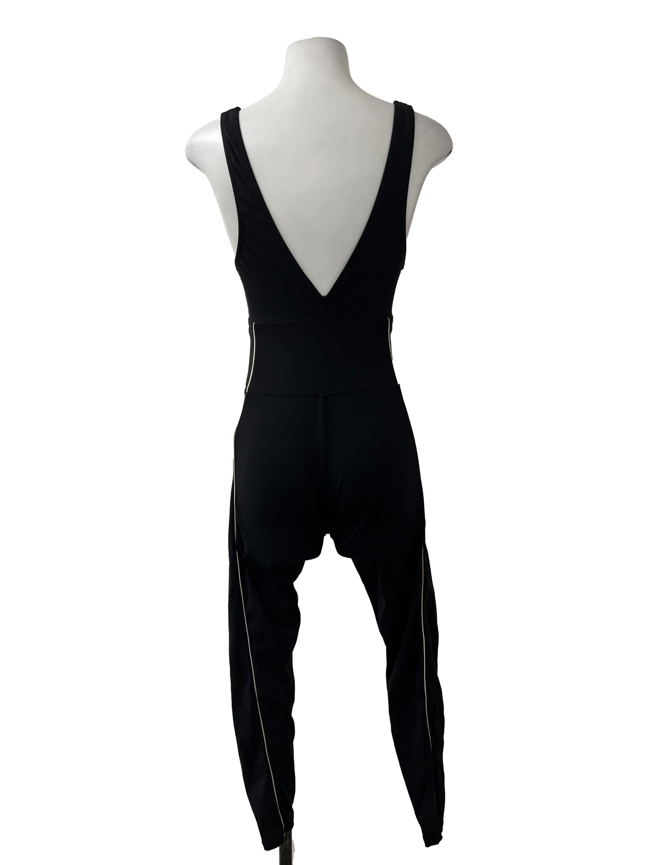 Black Activewear Jumpsuit