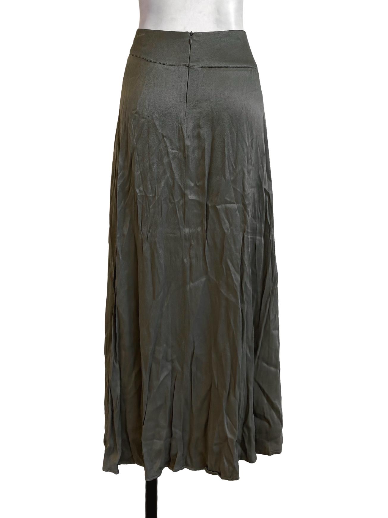 Light Moss Wrap Skirt