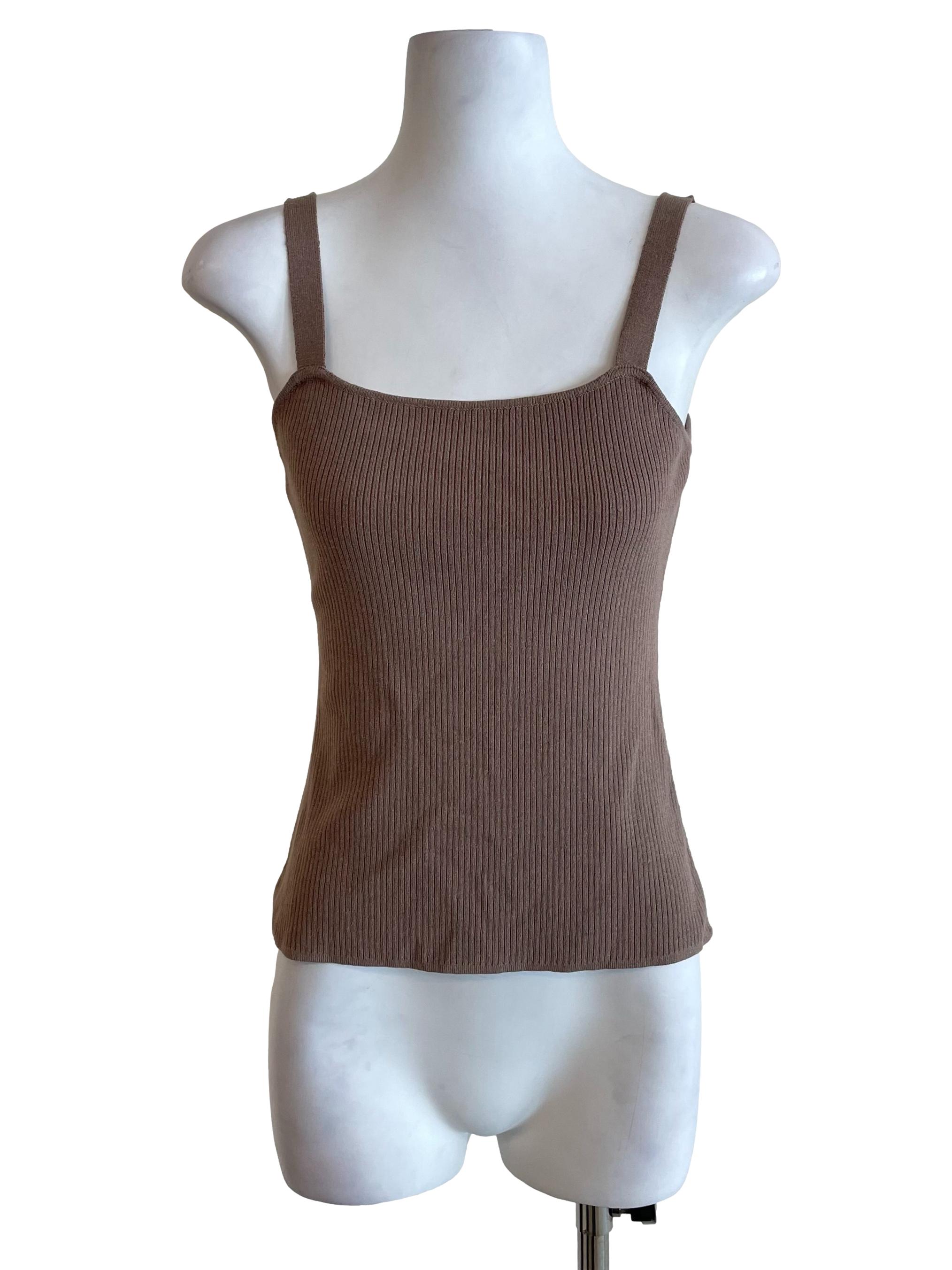 Latte Knit Skinny Camisole