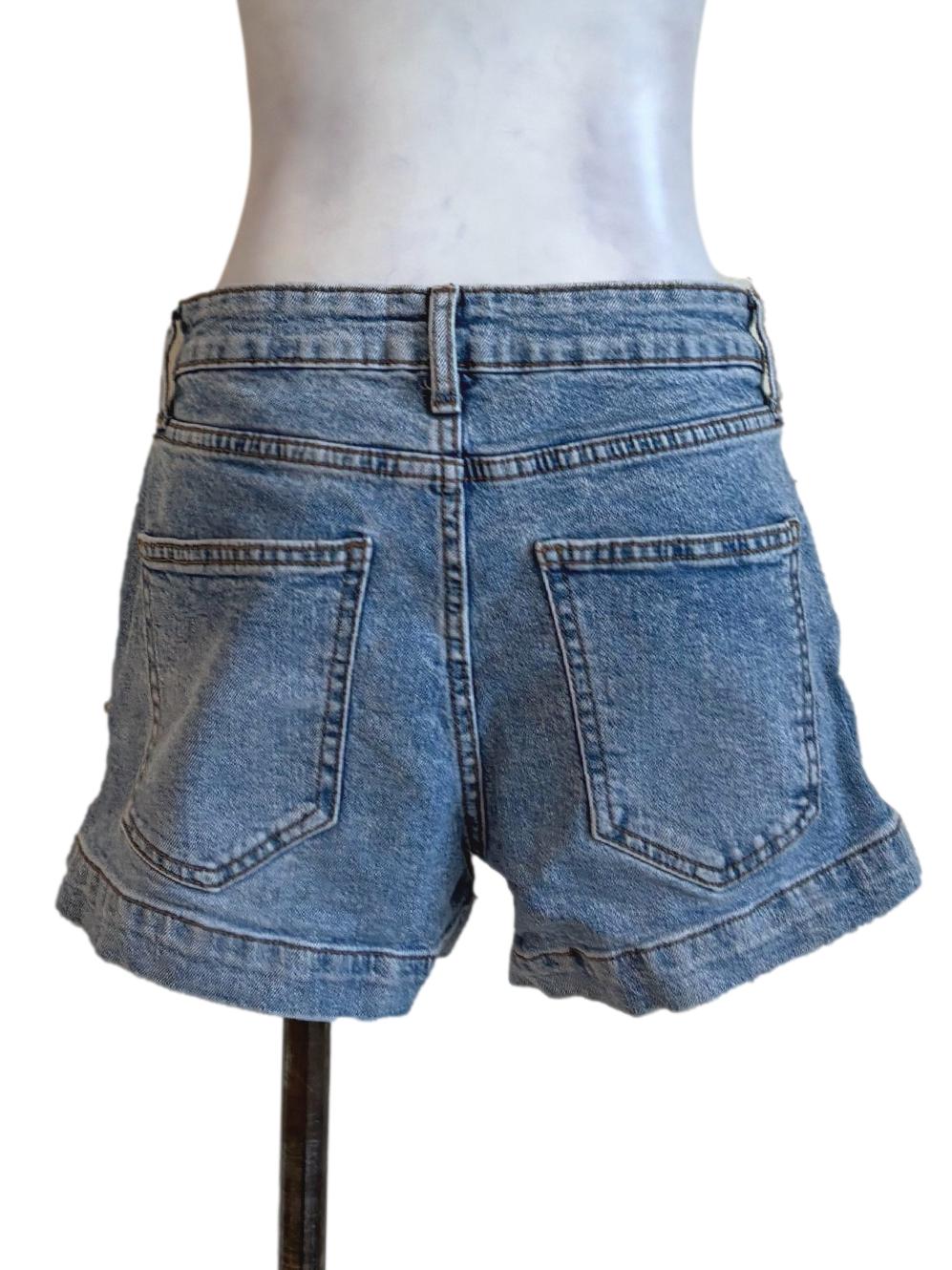 Light Blue Denim Shorts