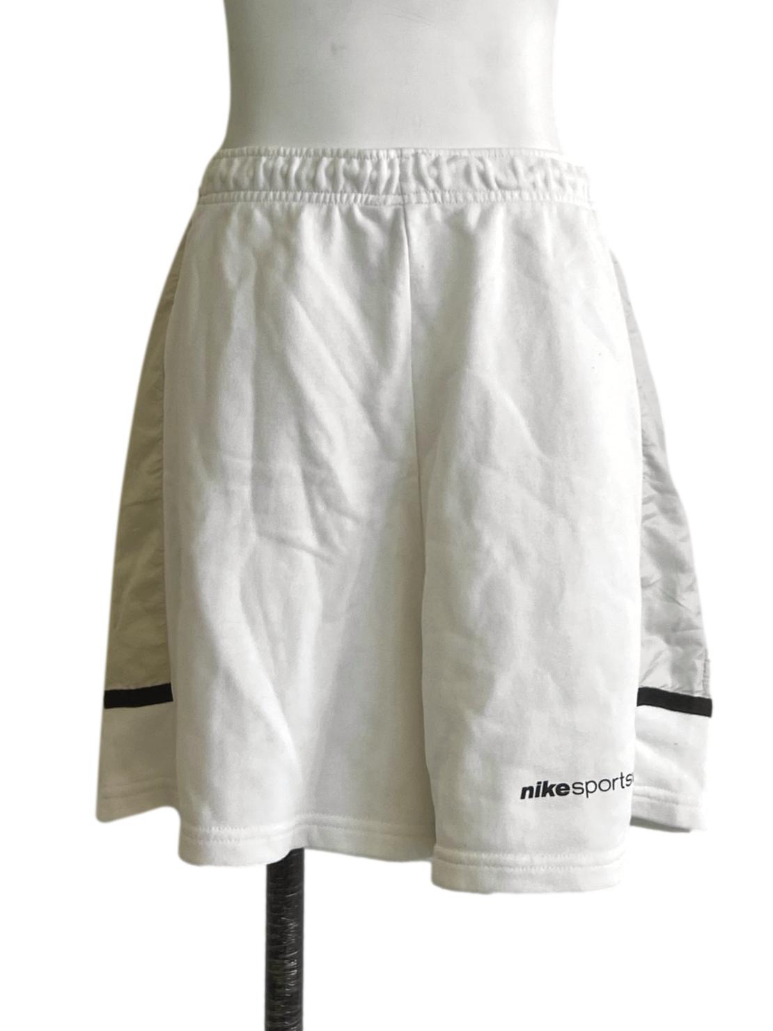 White & Bone Beige Shorts