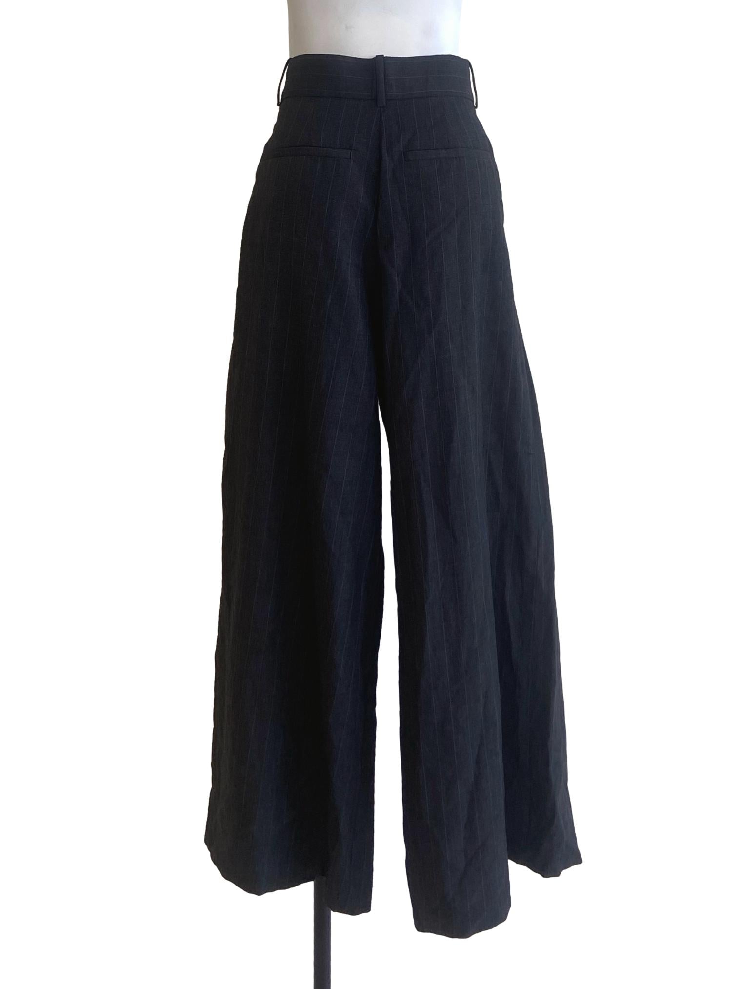 Pebble Grey & Stripe Formal Pants